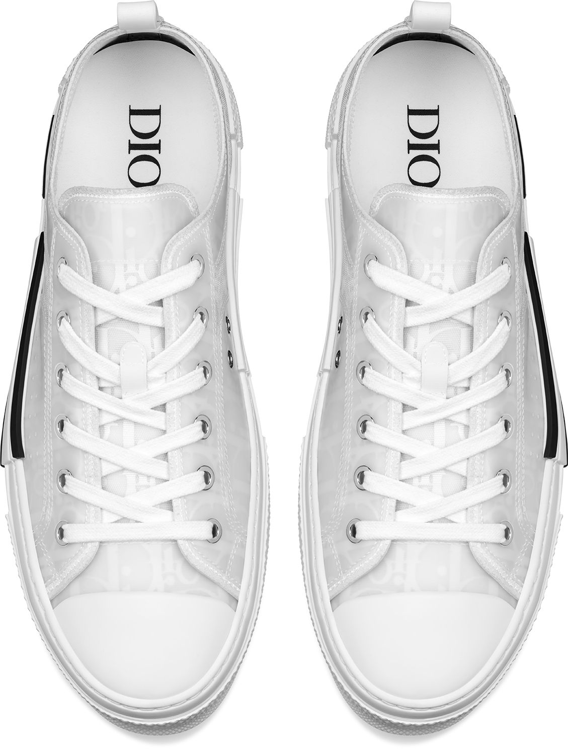 DIOR B23 Low Top Sneaker White Dior Oblique Canvas Size 37 Men