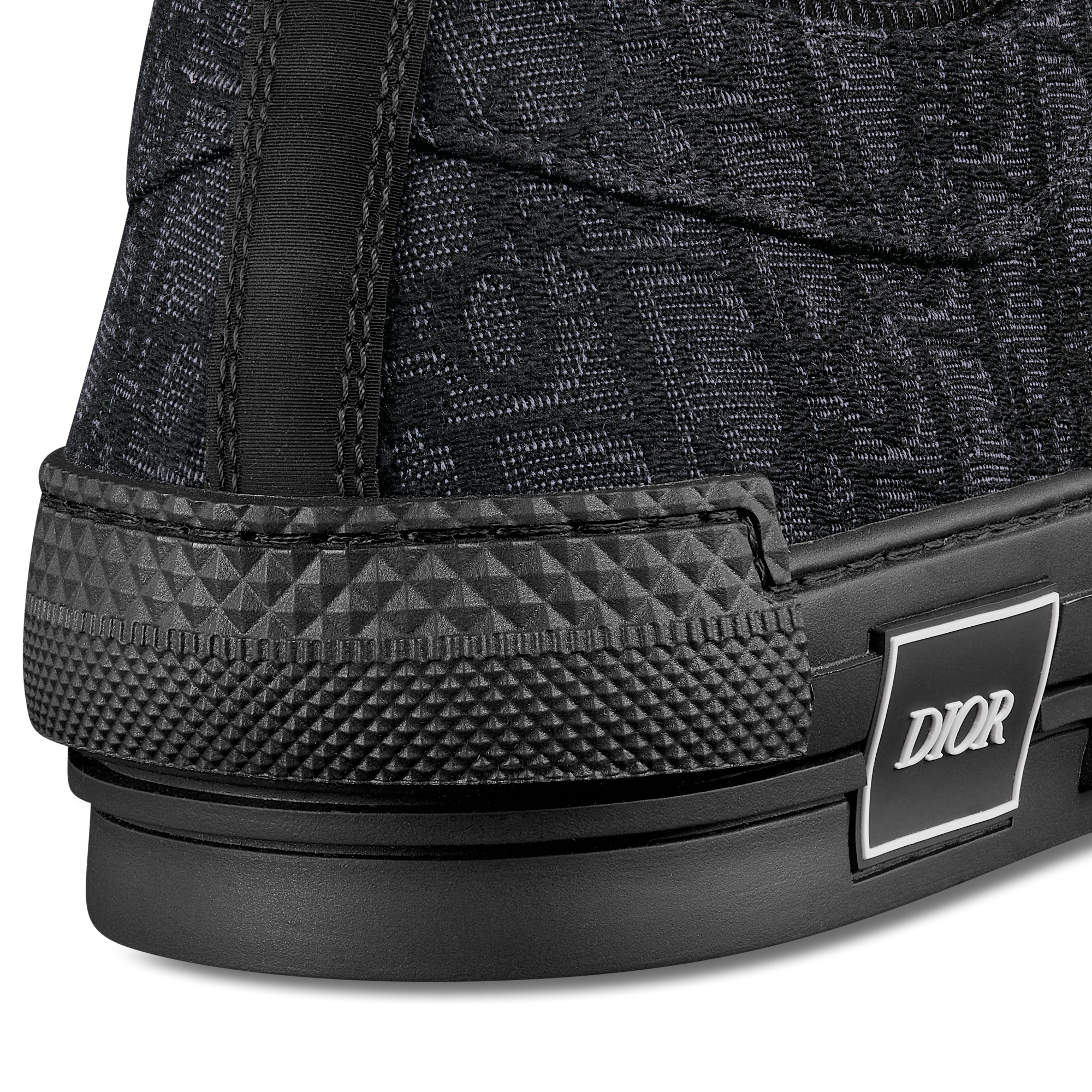 B23 League Low Top Sneaker Dior Oblique Jacquard in Schwarz E09