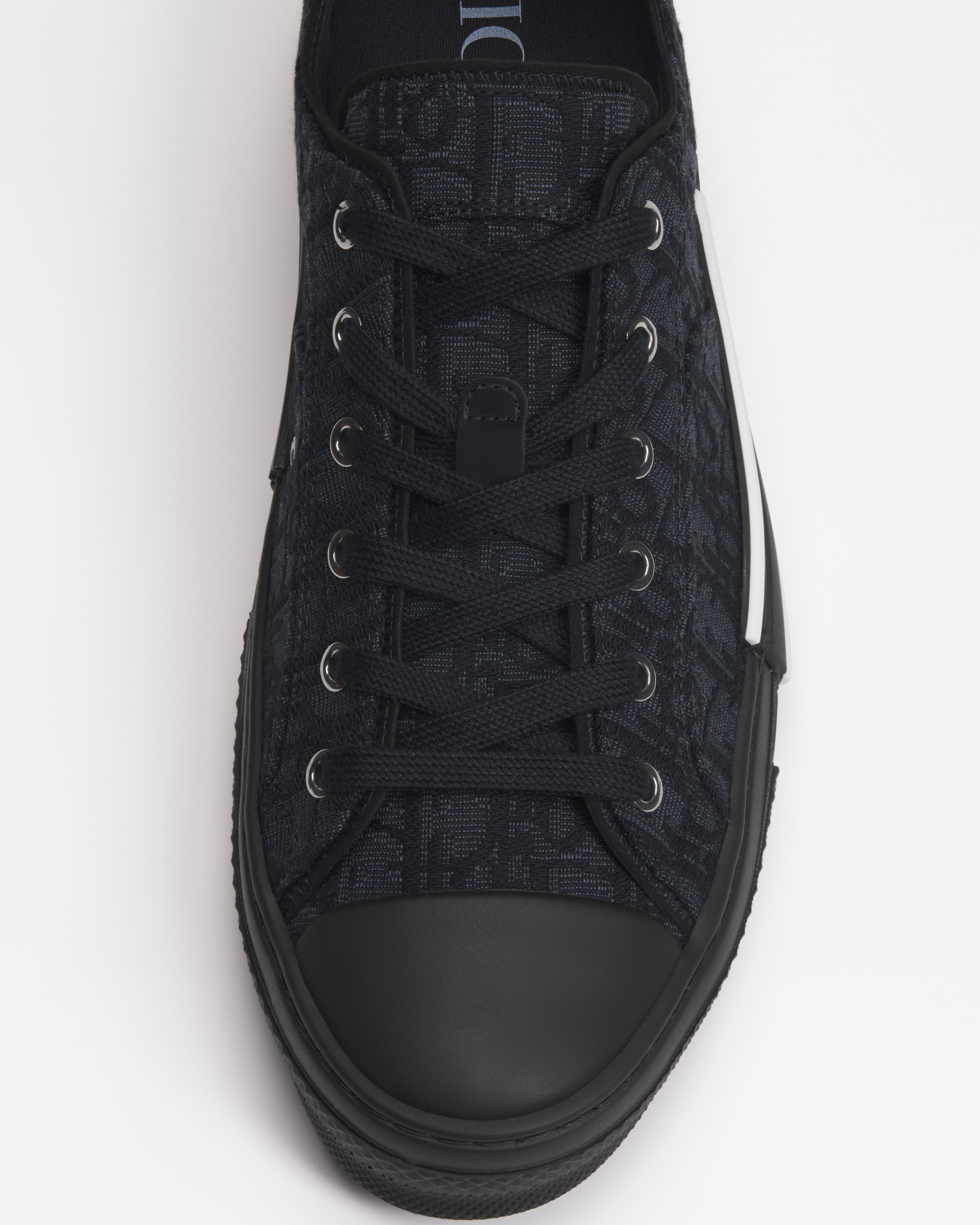 B23 League Low-Top Sneaker Black Dior Oblique Jacquard E12