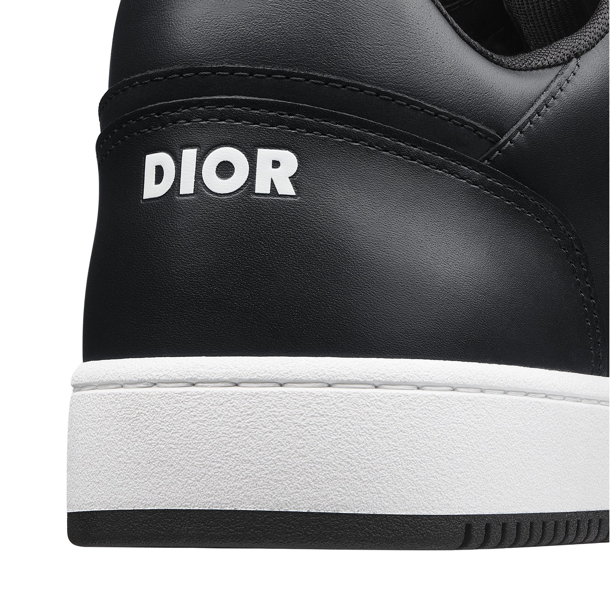 B27 Uptown Low-Top Sneaker Black Smooth Calfskin with Silver-Tone Metallic Black Dior Oblique Jacquard E09