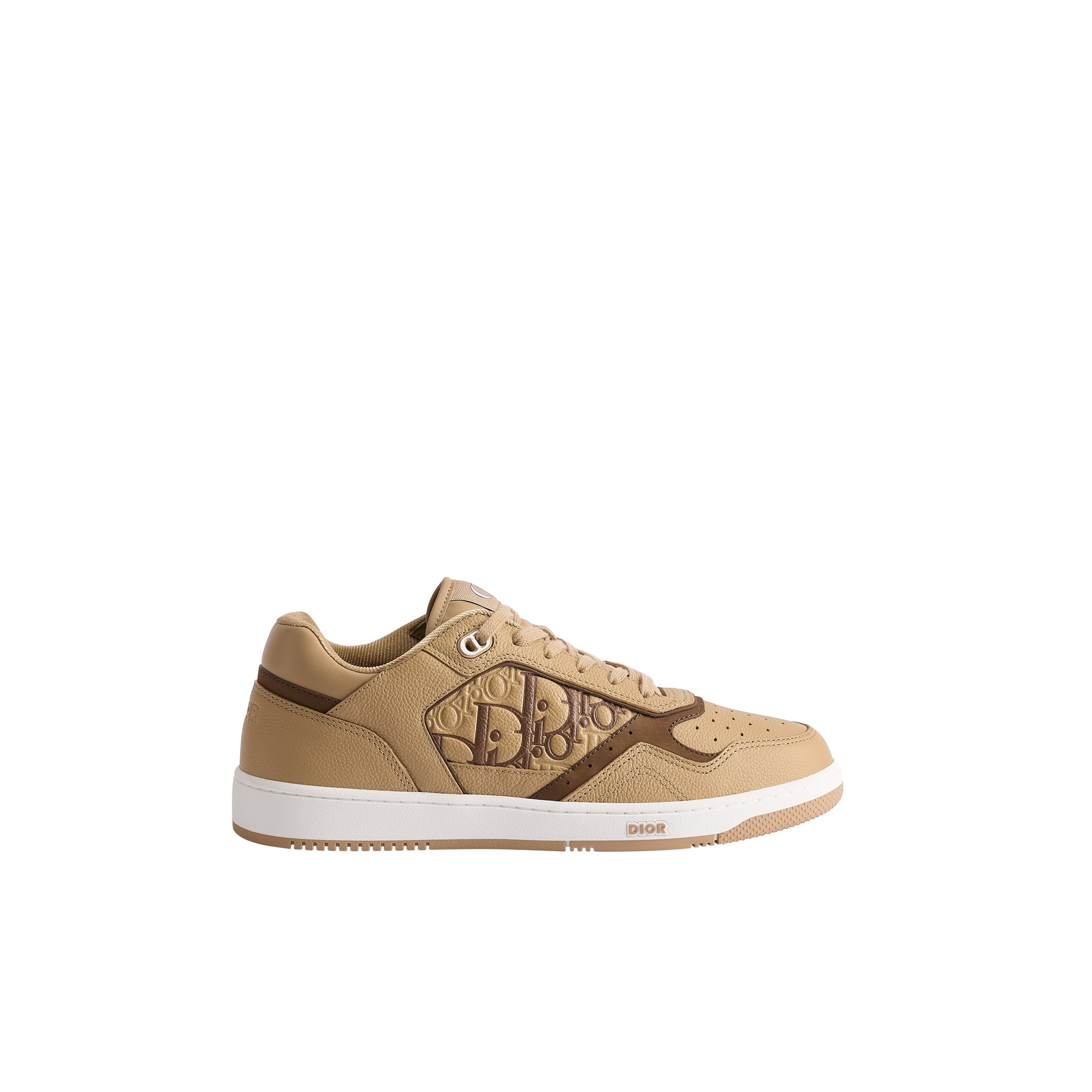  Beige Grained Calfskin and Beige Dior Gravity Grained Leather