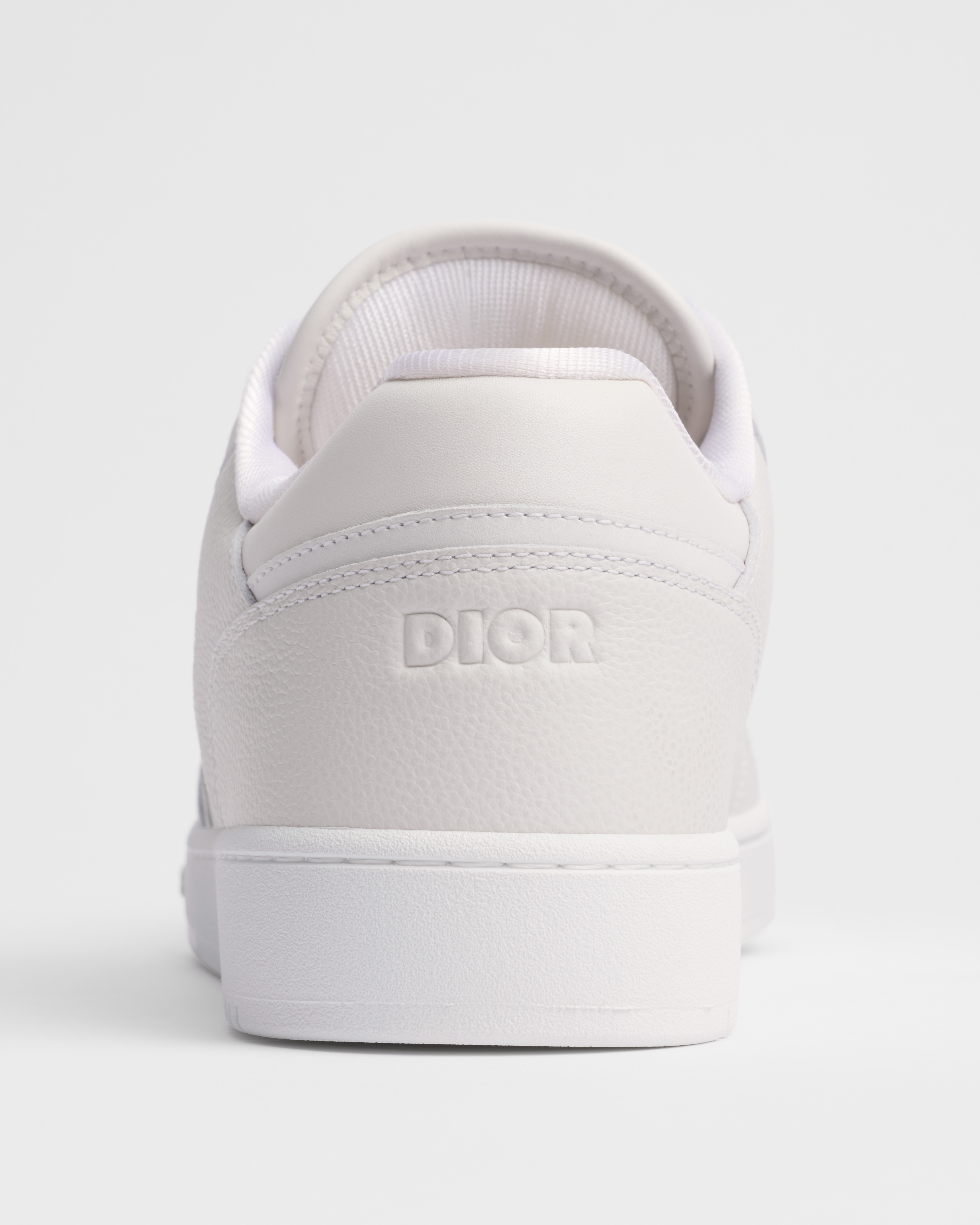 Sneaker B27 Uptown basse Cuir de veau grainé blanc et cuir Dior Gravity blanc E08
