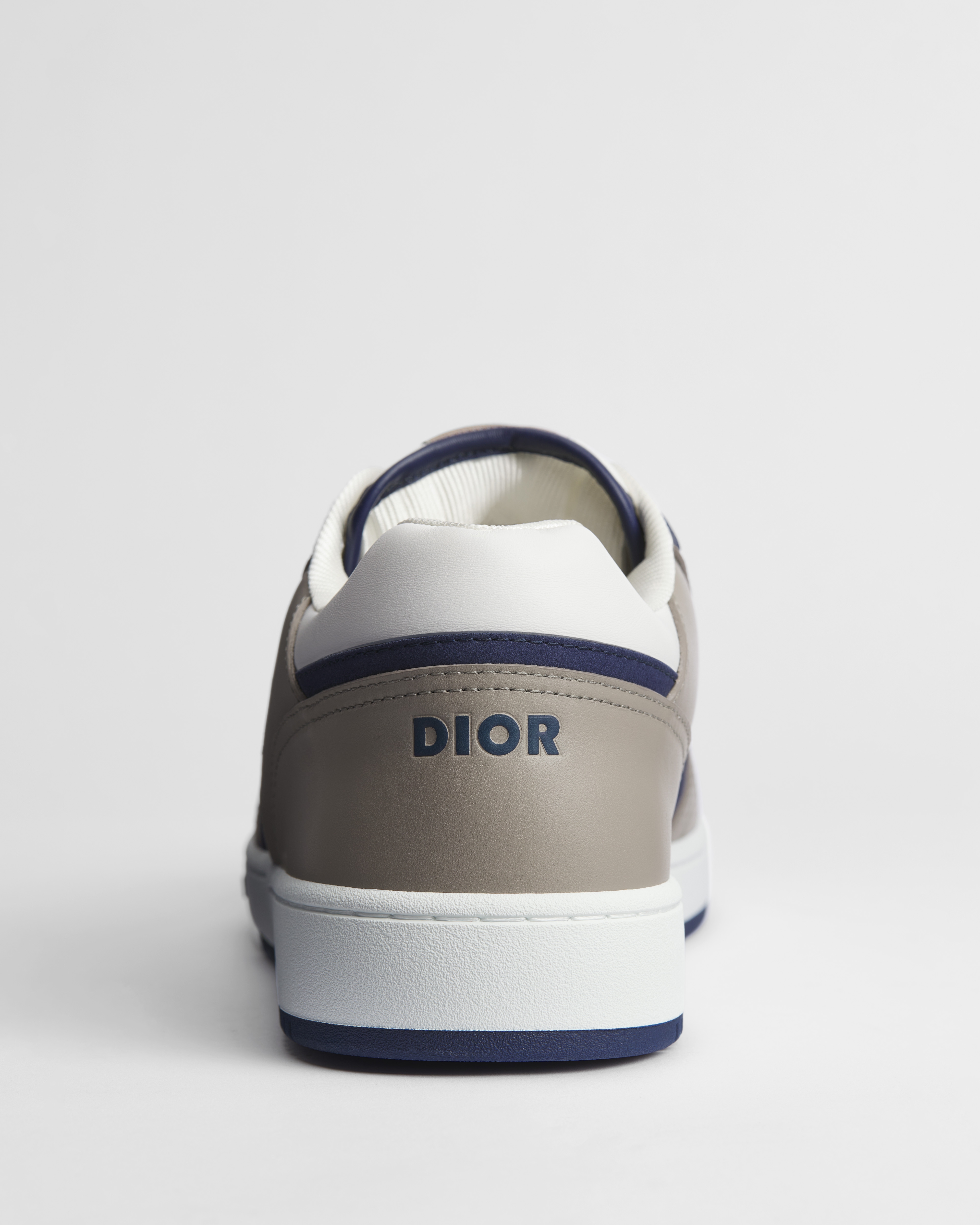 B27 Uptown Low-Top Sneaker Gray, White and Navy Blue Smooth Calfskin ...