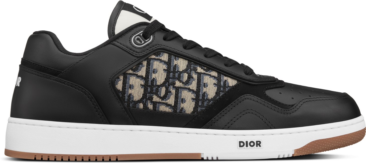DIOR | B27 ロートップスニーカー スムースカーフスキン & ディオール オブリーク ジャカード