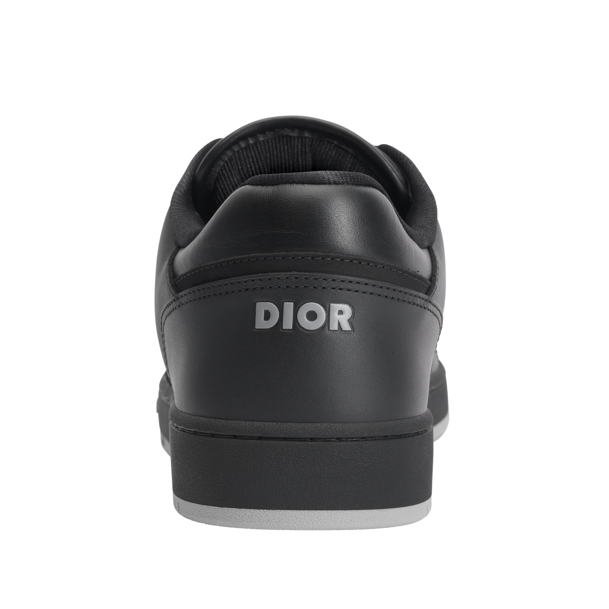 B27 Uptown Low-Top Sneaker Black Smooth Calfskin, Black Suede and Black Dior Oblique Galaxy Leather E08