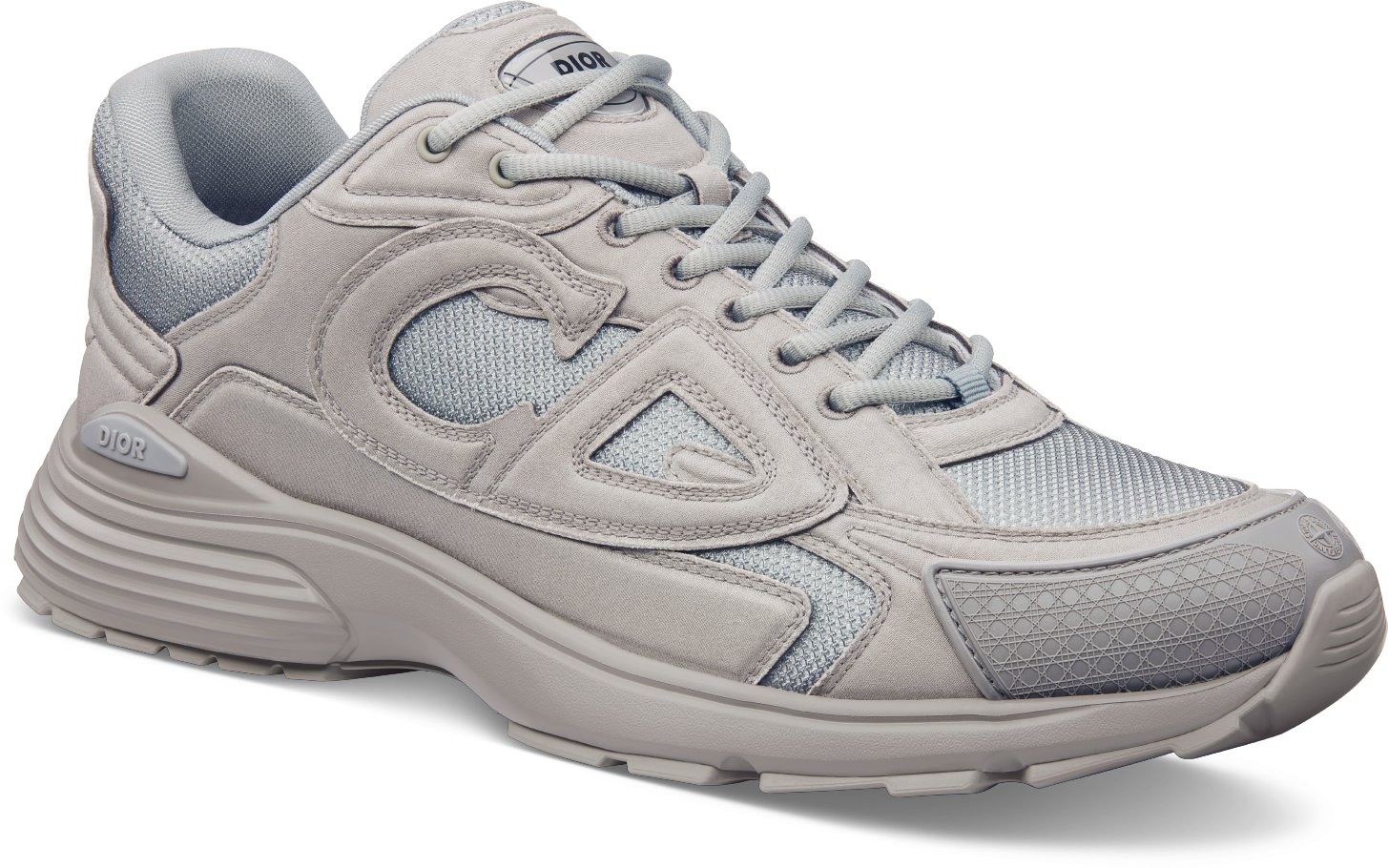 DIOR AND STONE ISLAND B30 Sneaker LIMITED AND NUMBERED EDITION Blue Technical Mesh and Blue Dyed Cotton DIOR