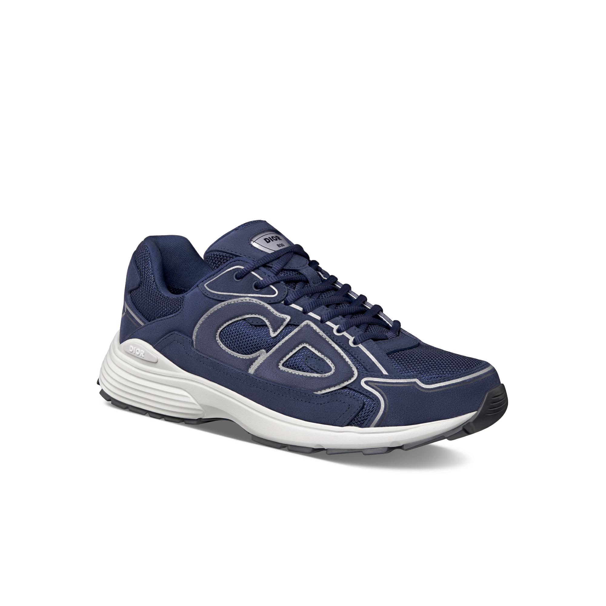 حذاء سنيكرز B30 Countdown جلد سويد باللون الأزرق الكحلي E03