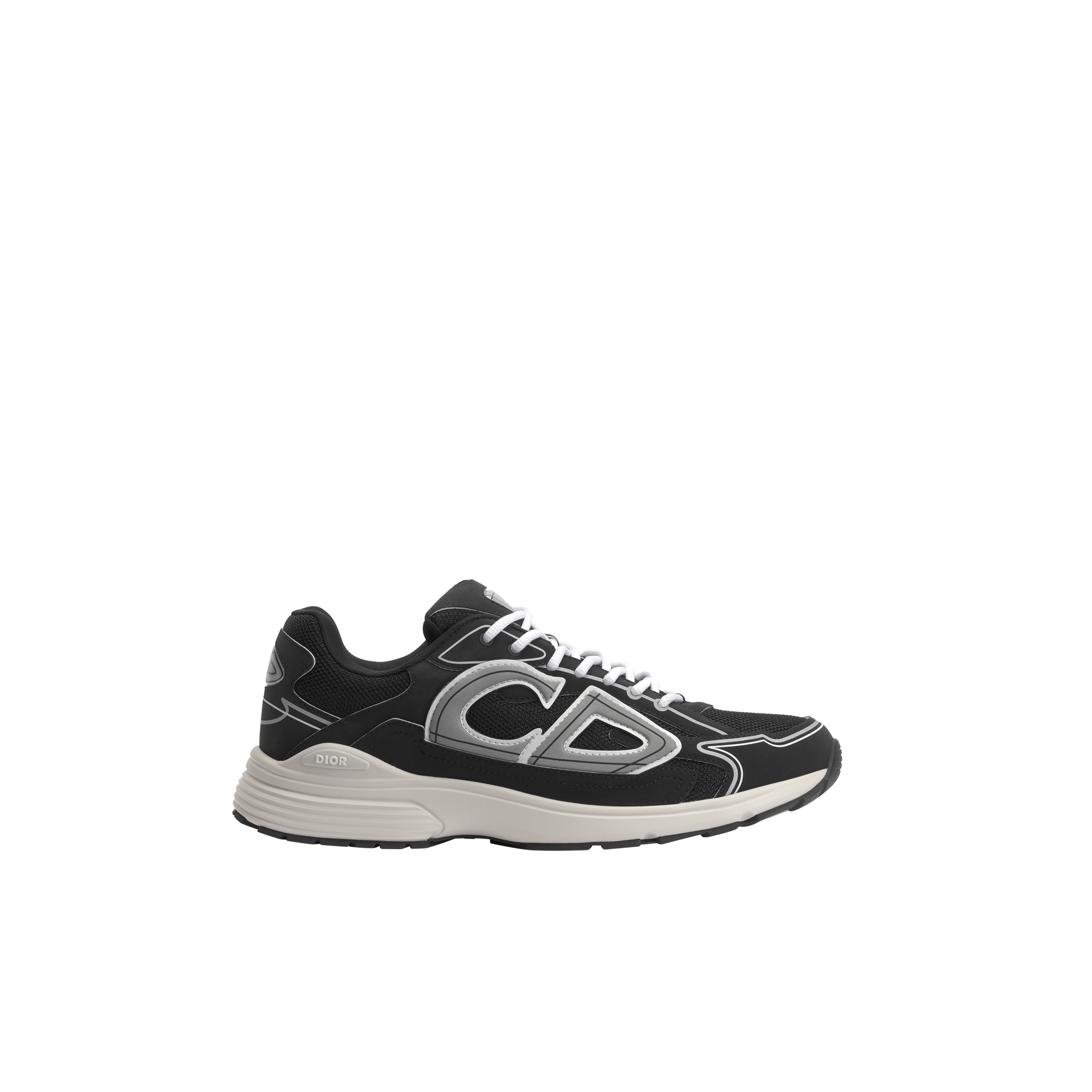 B30 Countdown Sneaker Black Technical Mesh and Black Technical Fabric E02