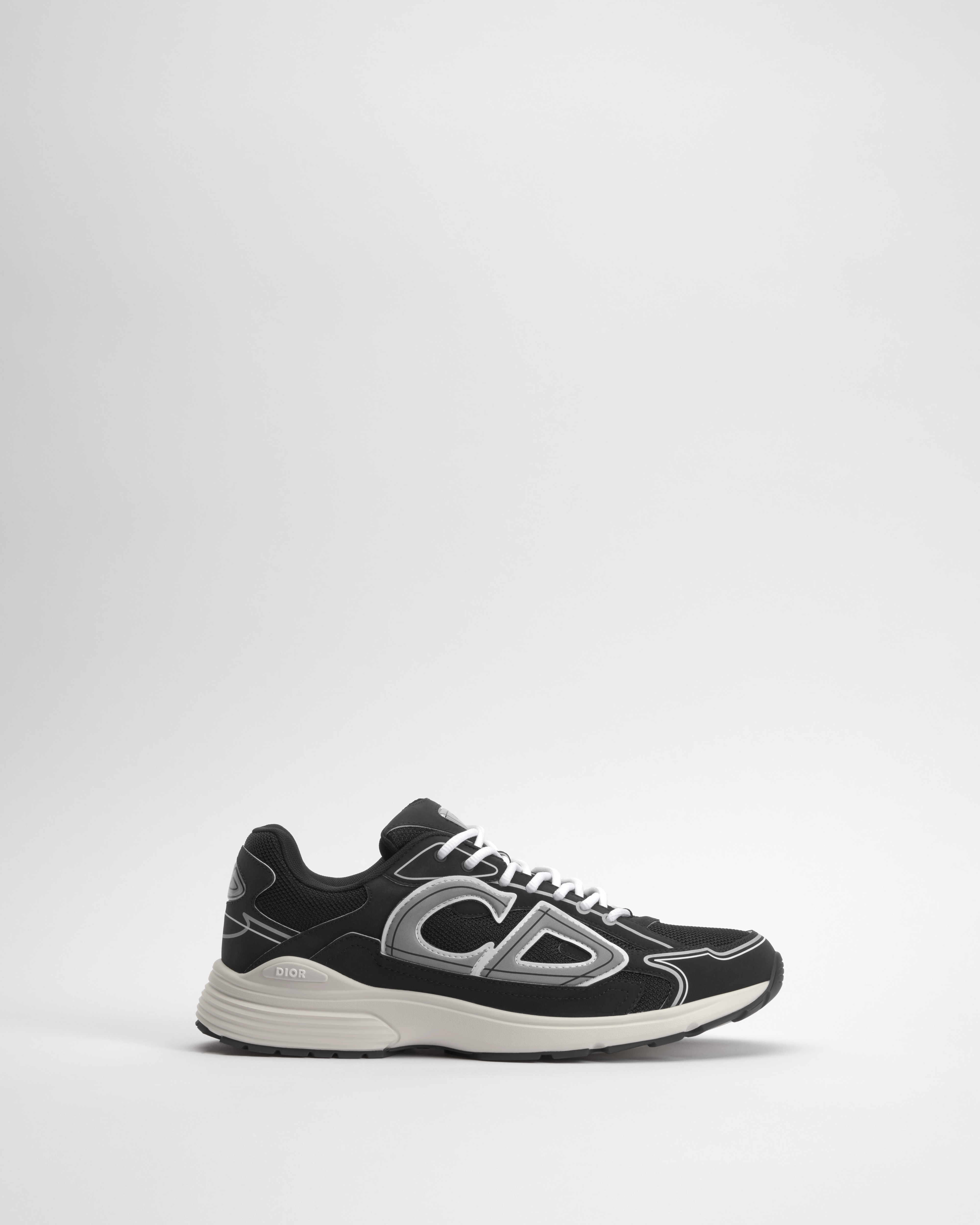 B30 Countdown Sneaker Black Technical Mesh and Black Technical Fabric E02