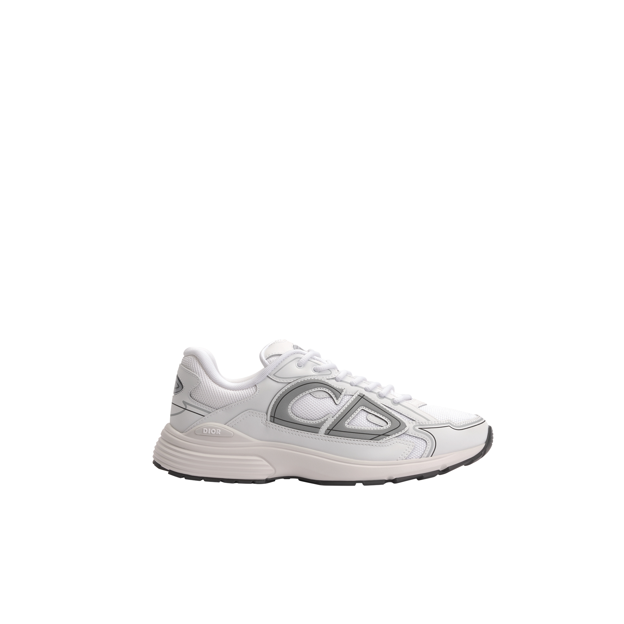 B30 Countdown Sneaker White Technical Mesh and White Technical Fabric E02