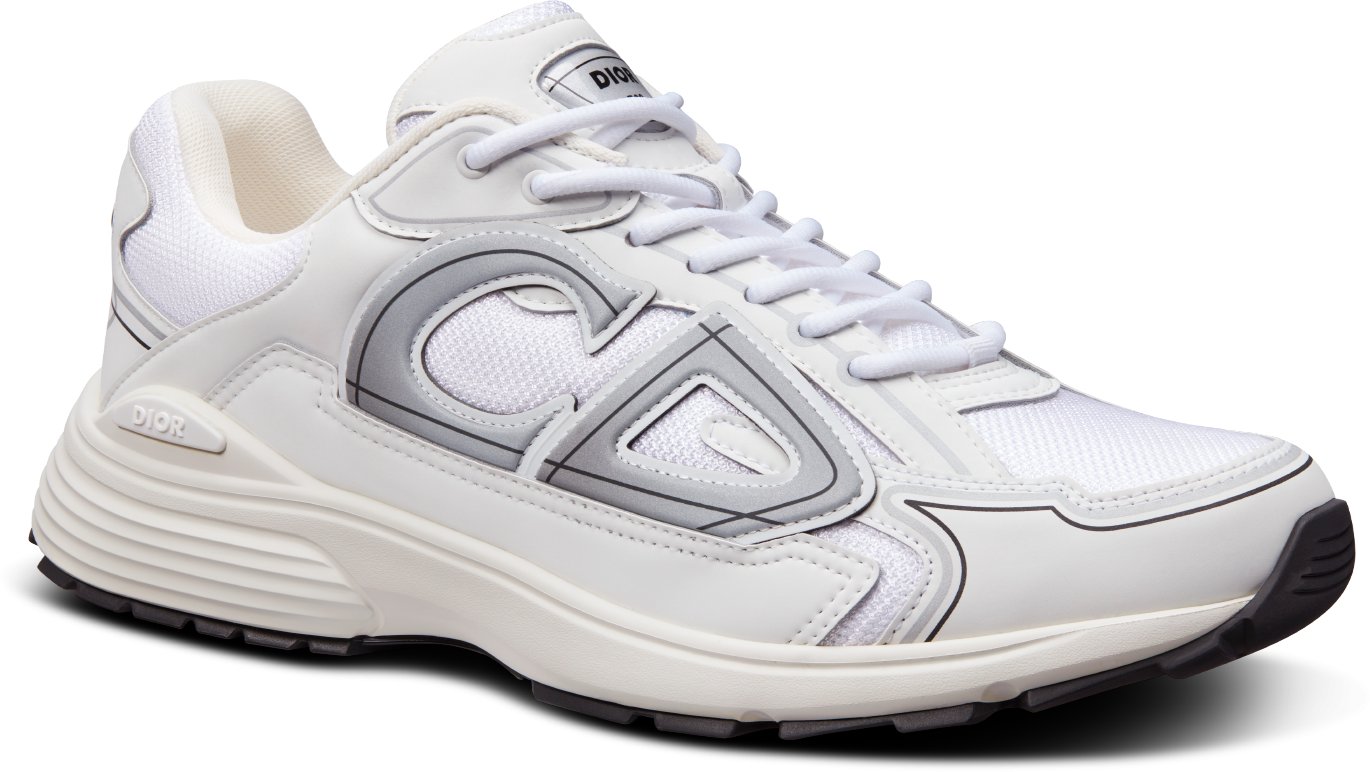 DIOR B30 Sneaker White Mesh And Technical Fabric Size 43 Men