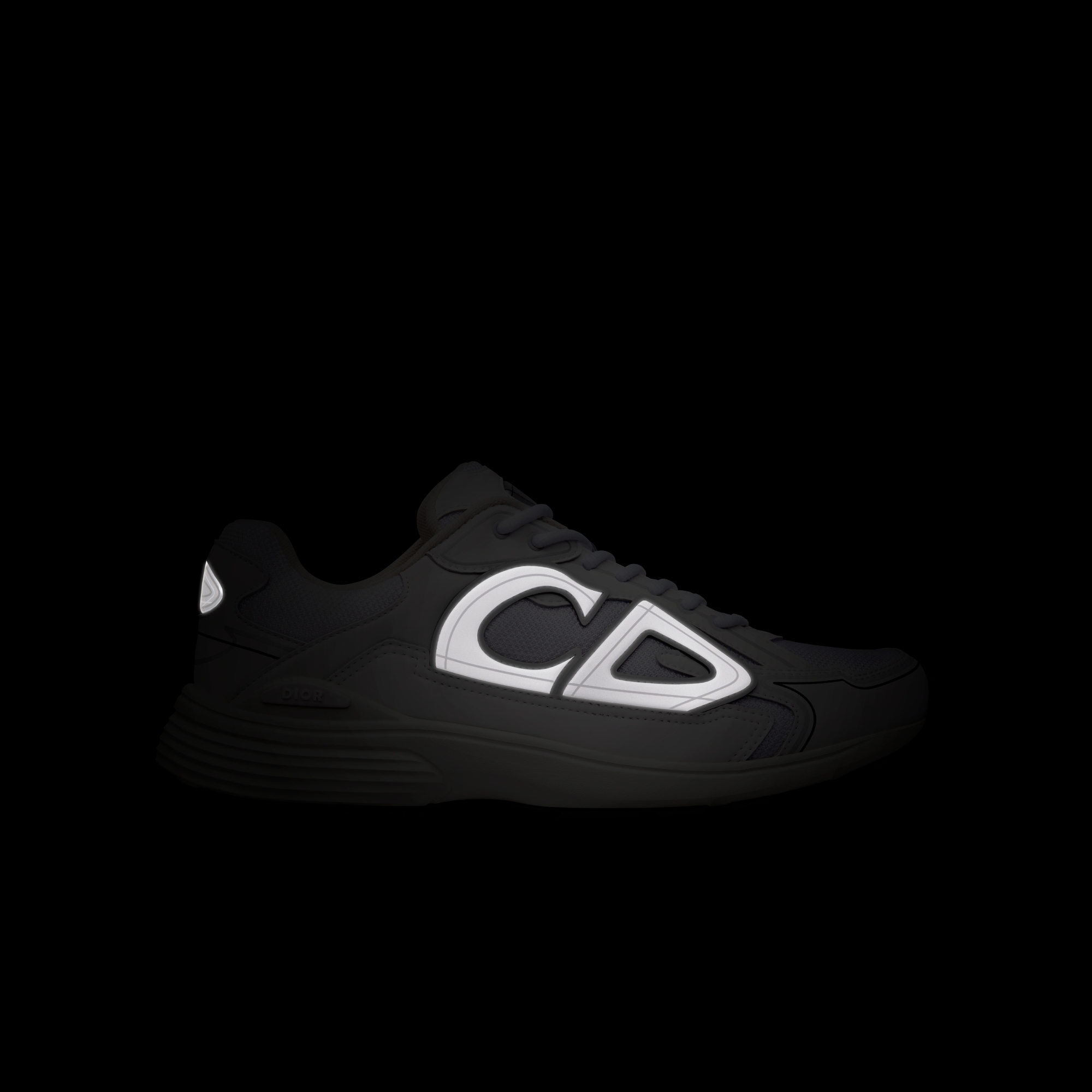 B30 Countdown Sneaker White Technical Mesh and White Technical Fabric E11