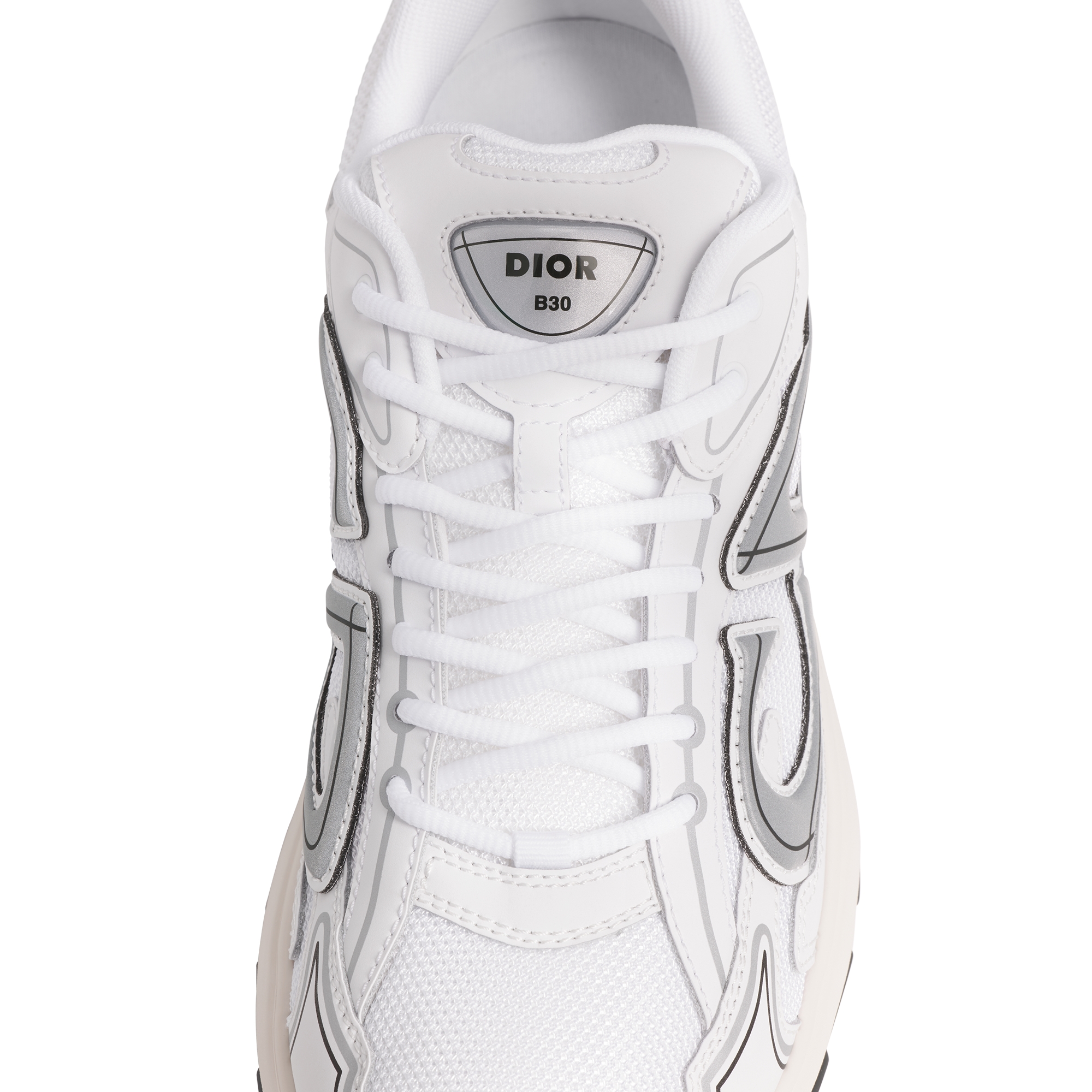 B30 Countdown Sneaker White Technical Mesh and White Technical Fabric E11