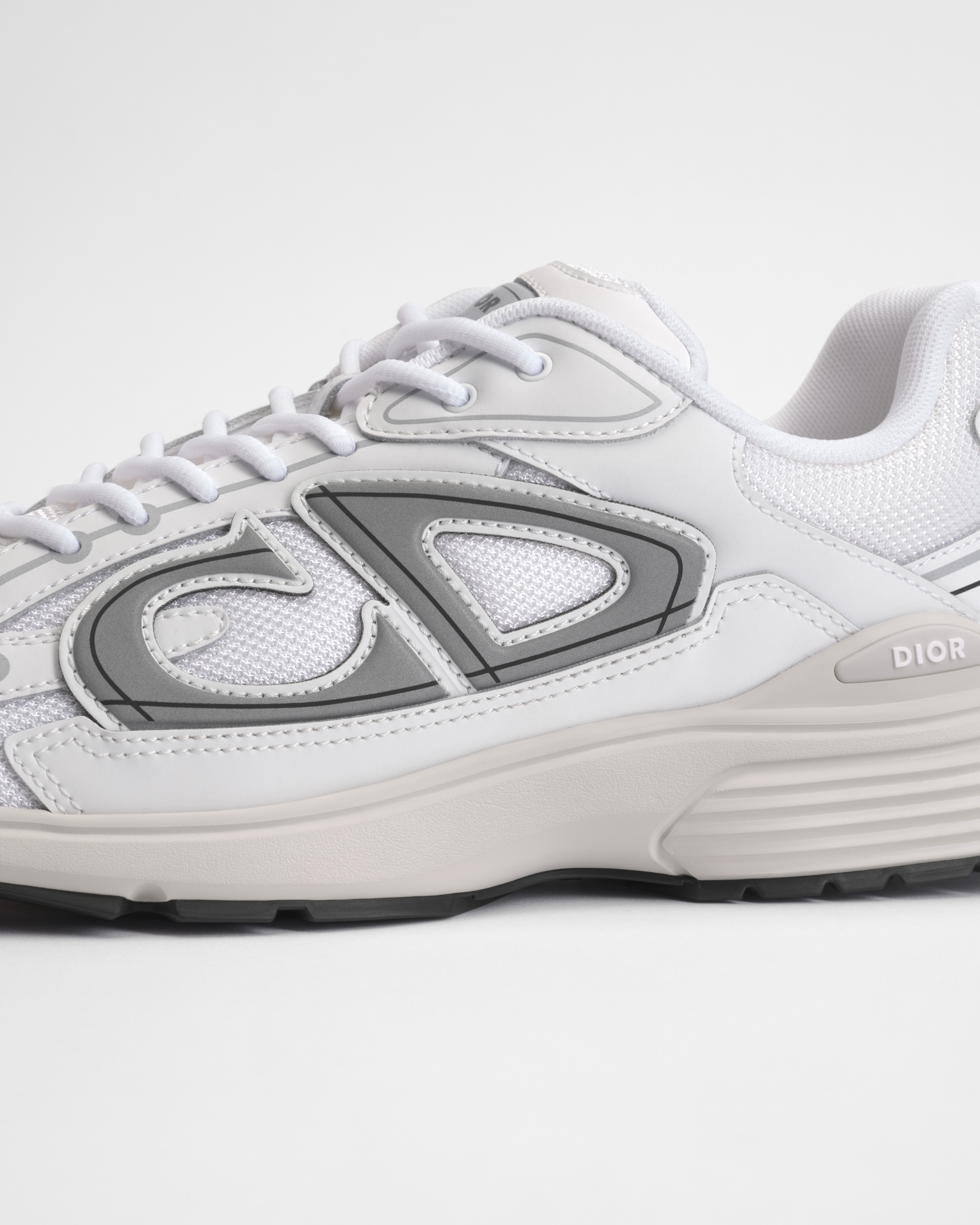 B30 Countdown Sneaker White Technical Mesh and White Technical Fabric E09