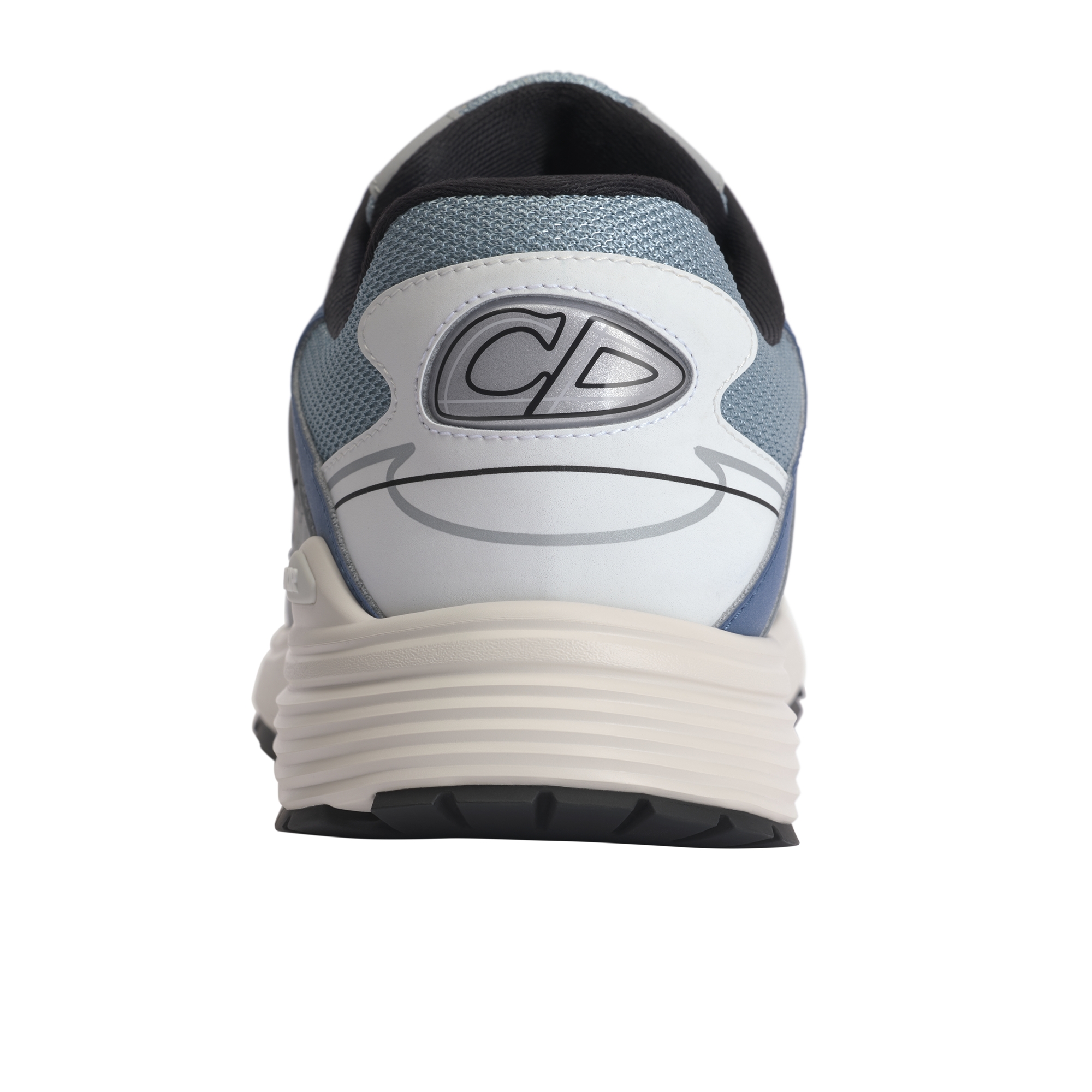 B30 Countdown Sneaker Light Blue Technical Mesh and Blue, Gray and White Technical Fabric E08