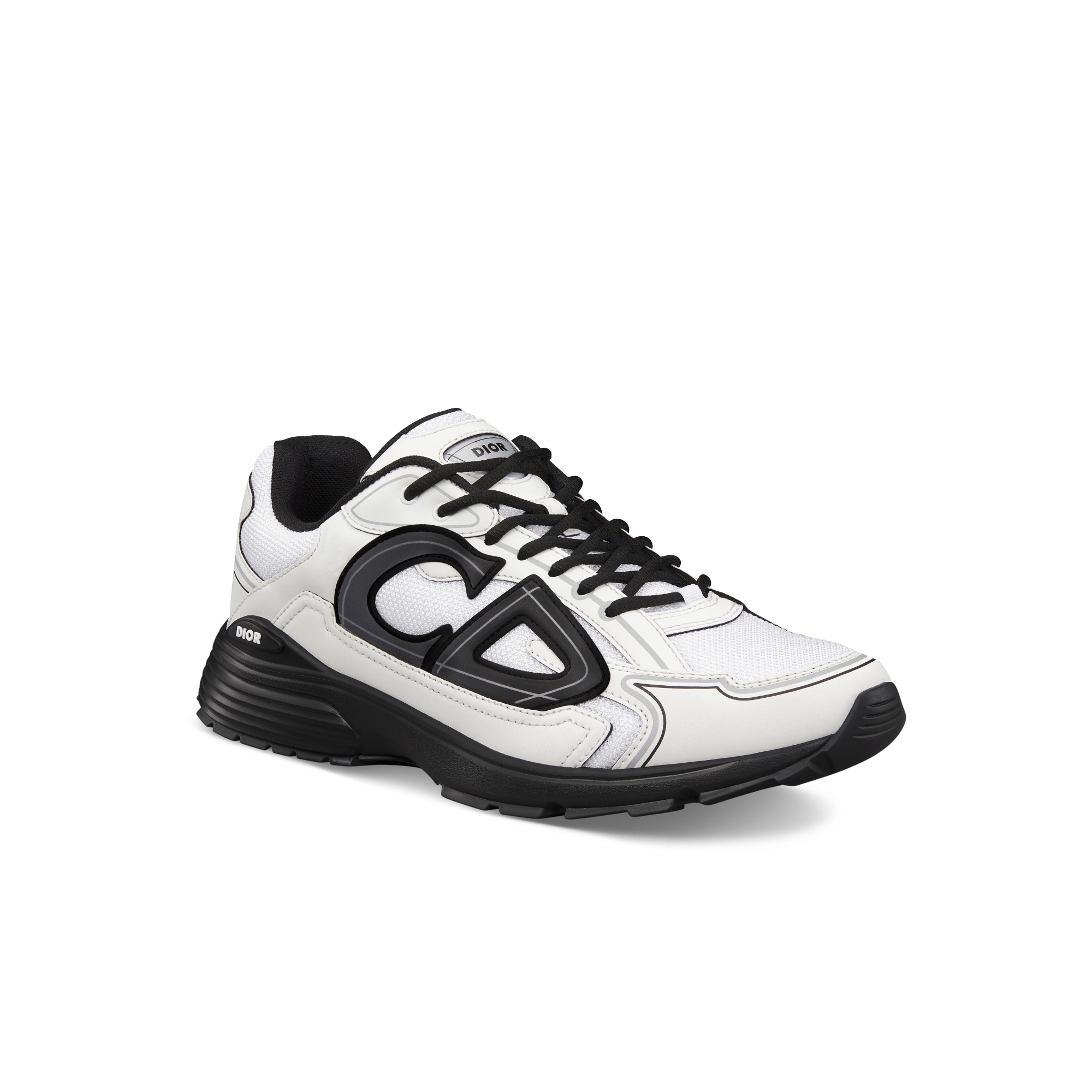 B30 Countdown Sneaker White Technical Mesh and White Technical Fabric E03