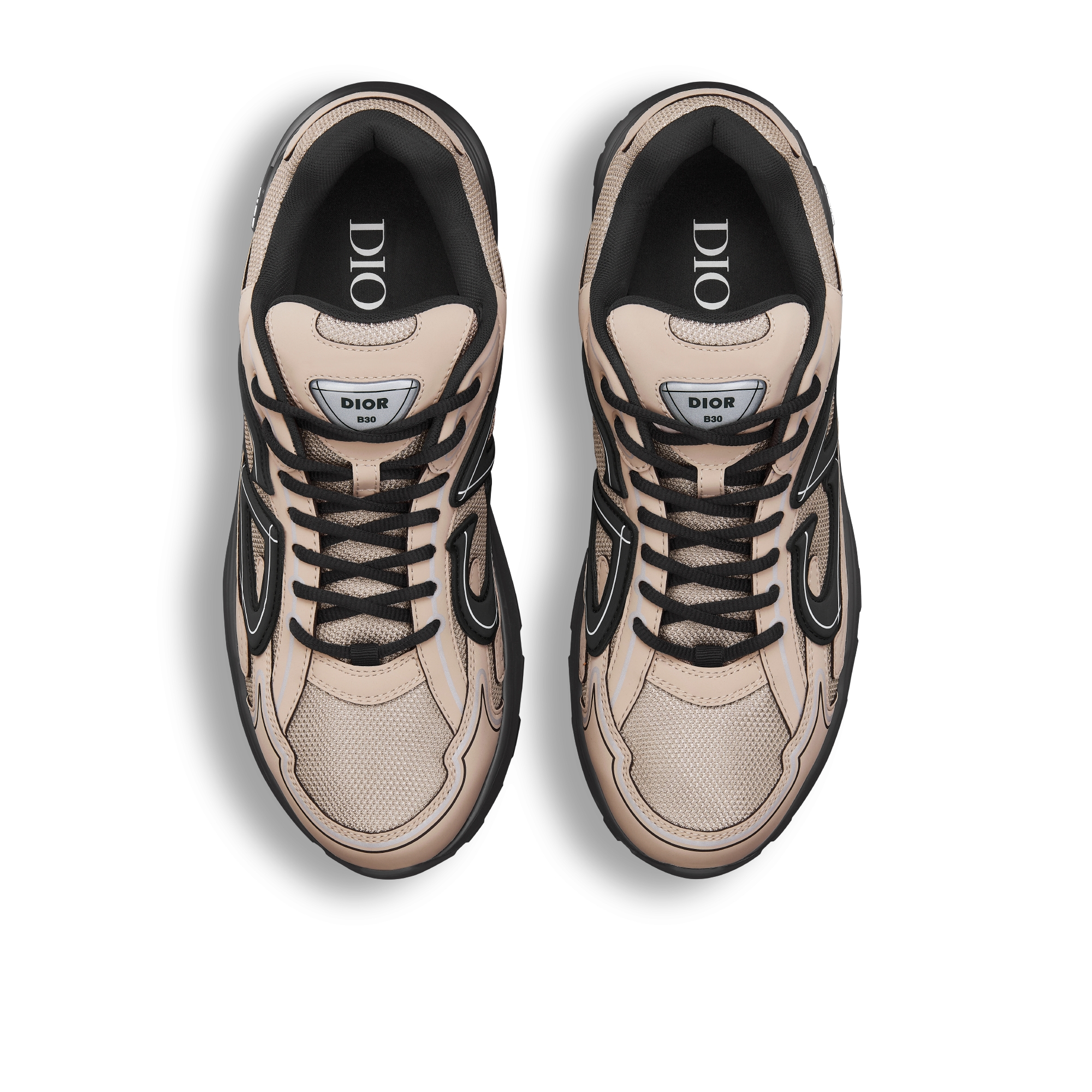 Sneaker B30 Countdown Maille technique beige et tissu technique beige E06