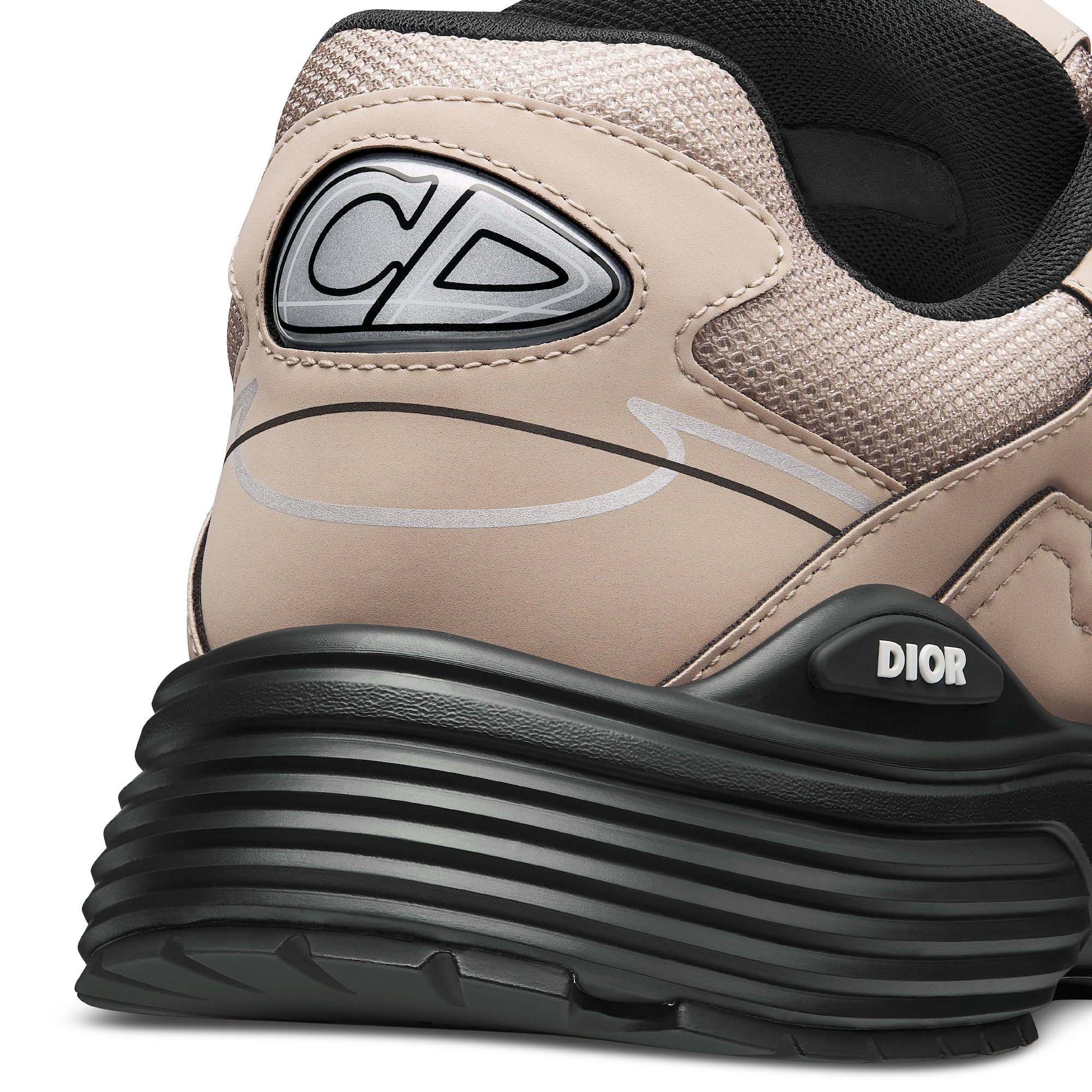 Sneaker B30 Countdown Maille technique beige et tissu technique beige E09