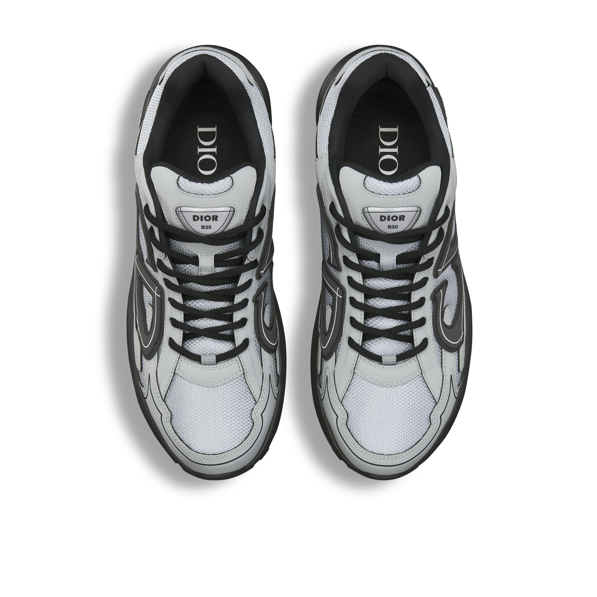 B30 Countdown Sneaker Gray Technical Mesh and Gray Technical Fabric E06