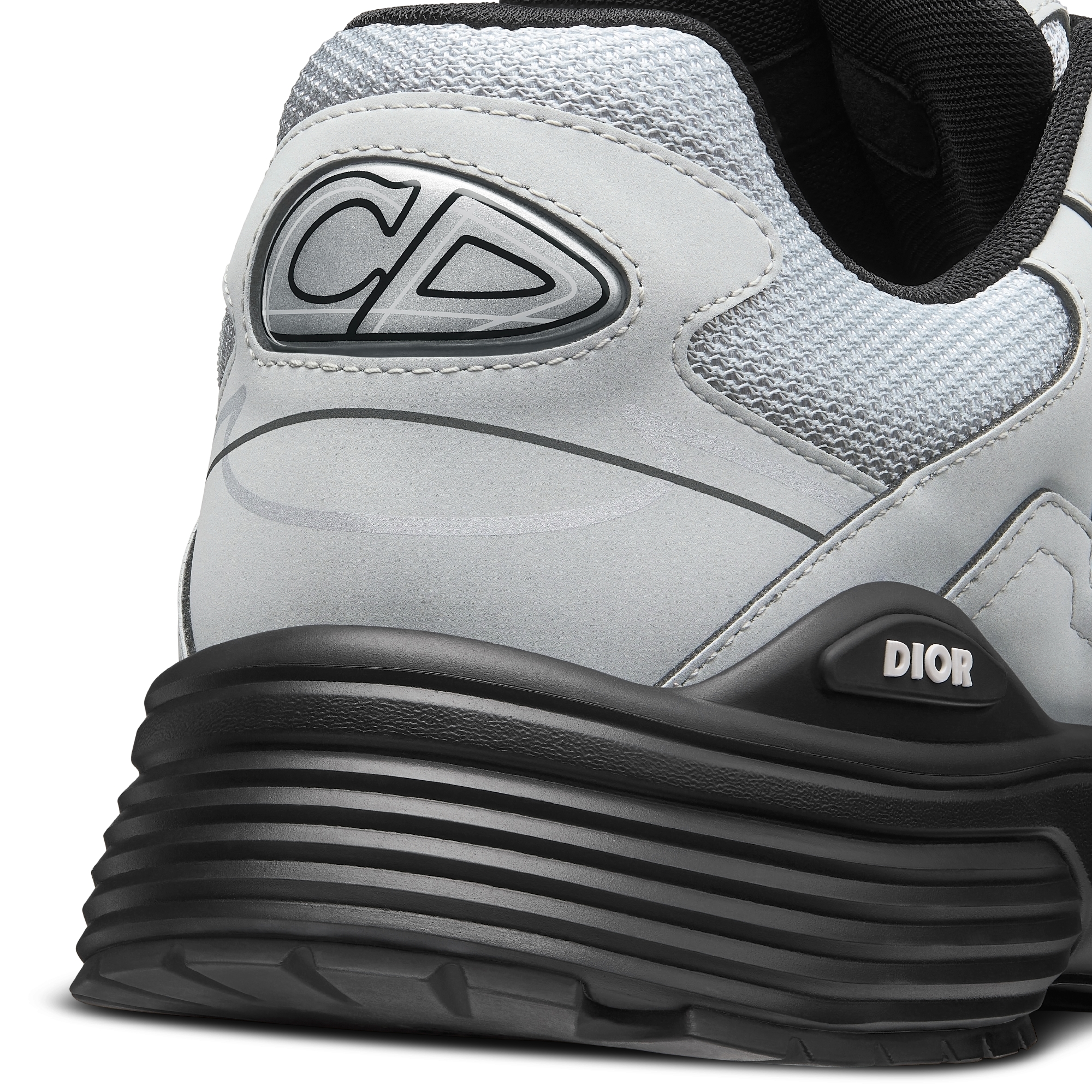 B30 Countdown Sneaker Gray Technical Mesh and Gray Technical Fabric E09