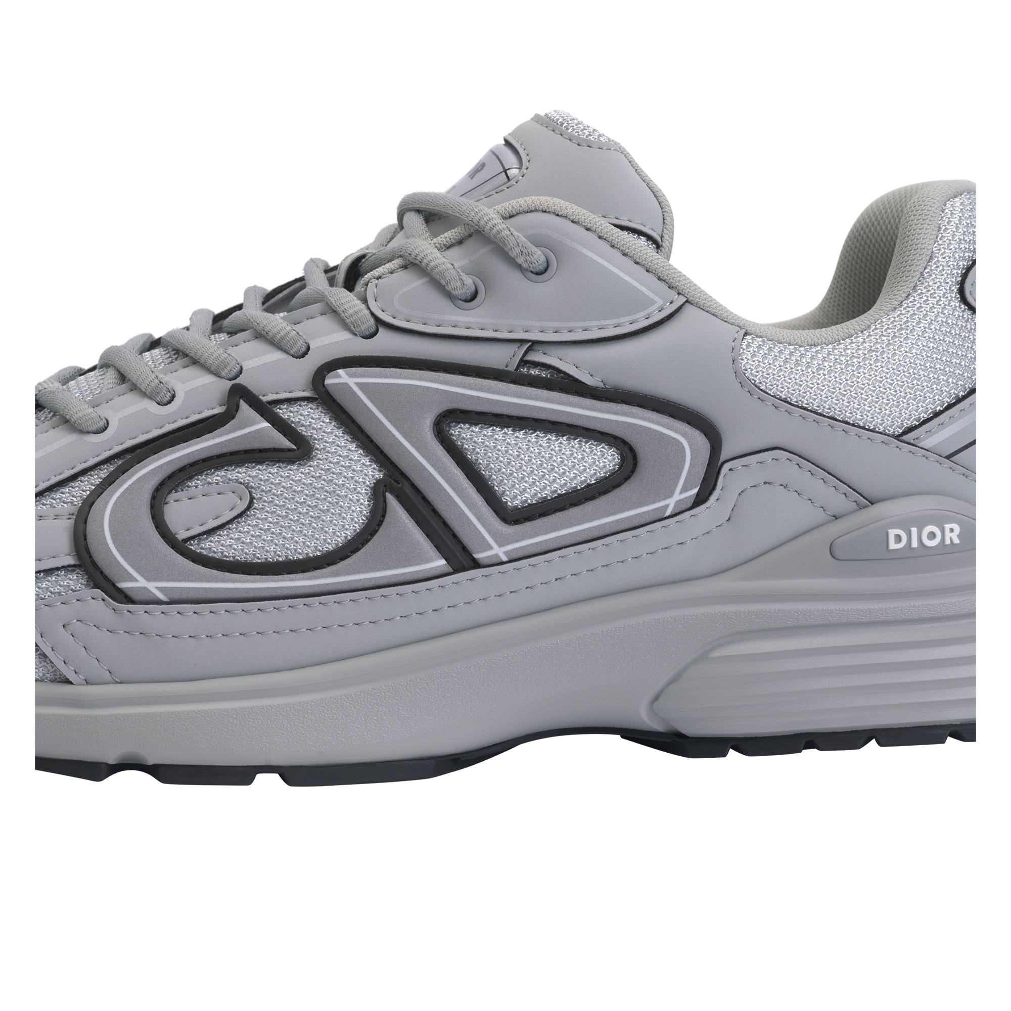 B30 Countdown Sneaker Dior Gray Technical Mesh and Dior Gray Technical Fabric E09