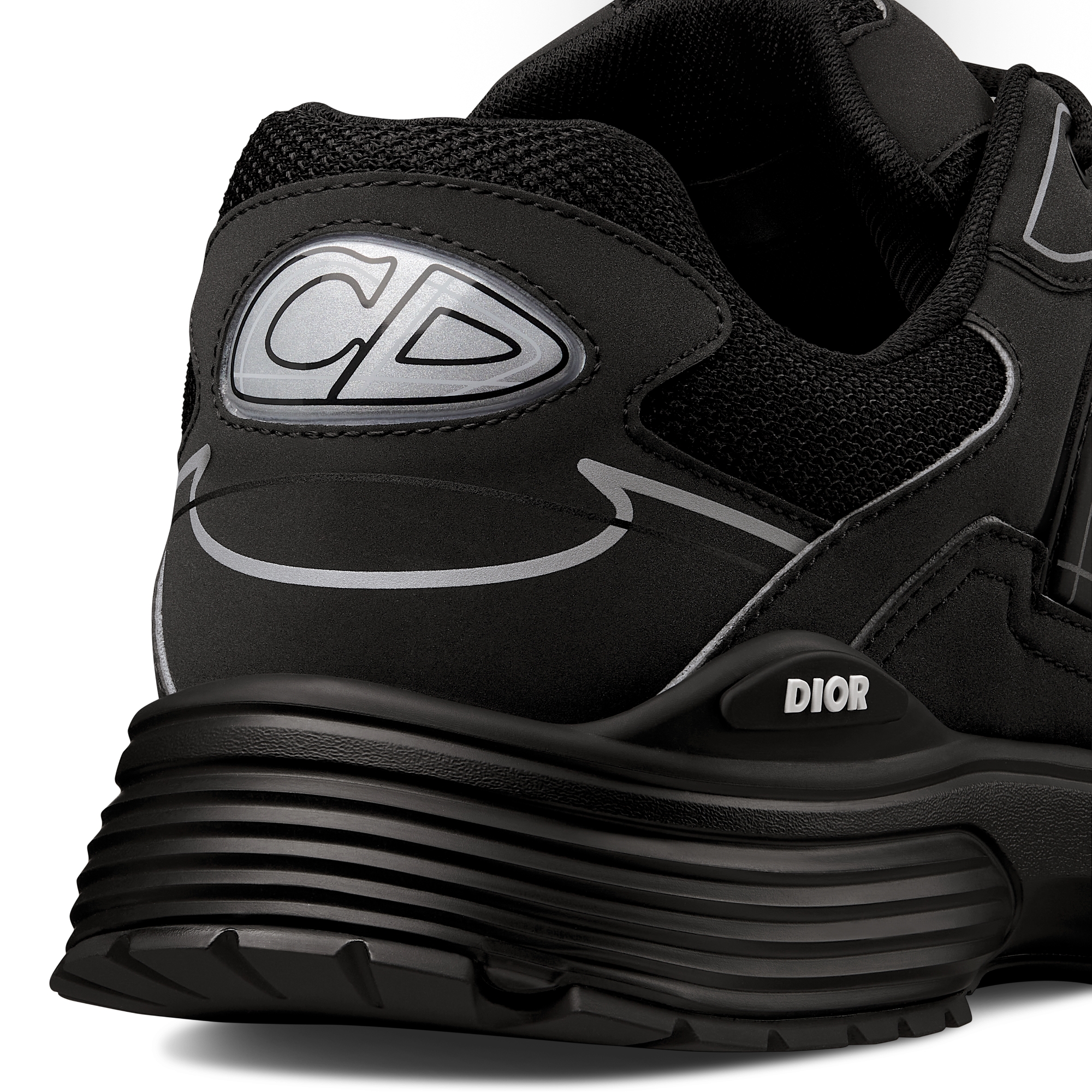 B30 Countdown Sneaker Black Technical Mesh and Black Technical Fabric E09
