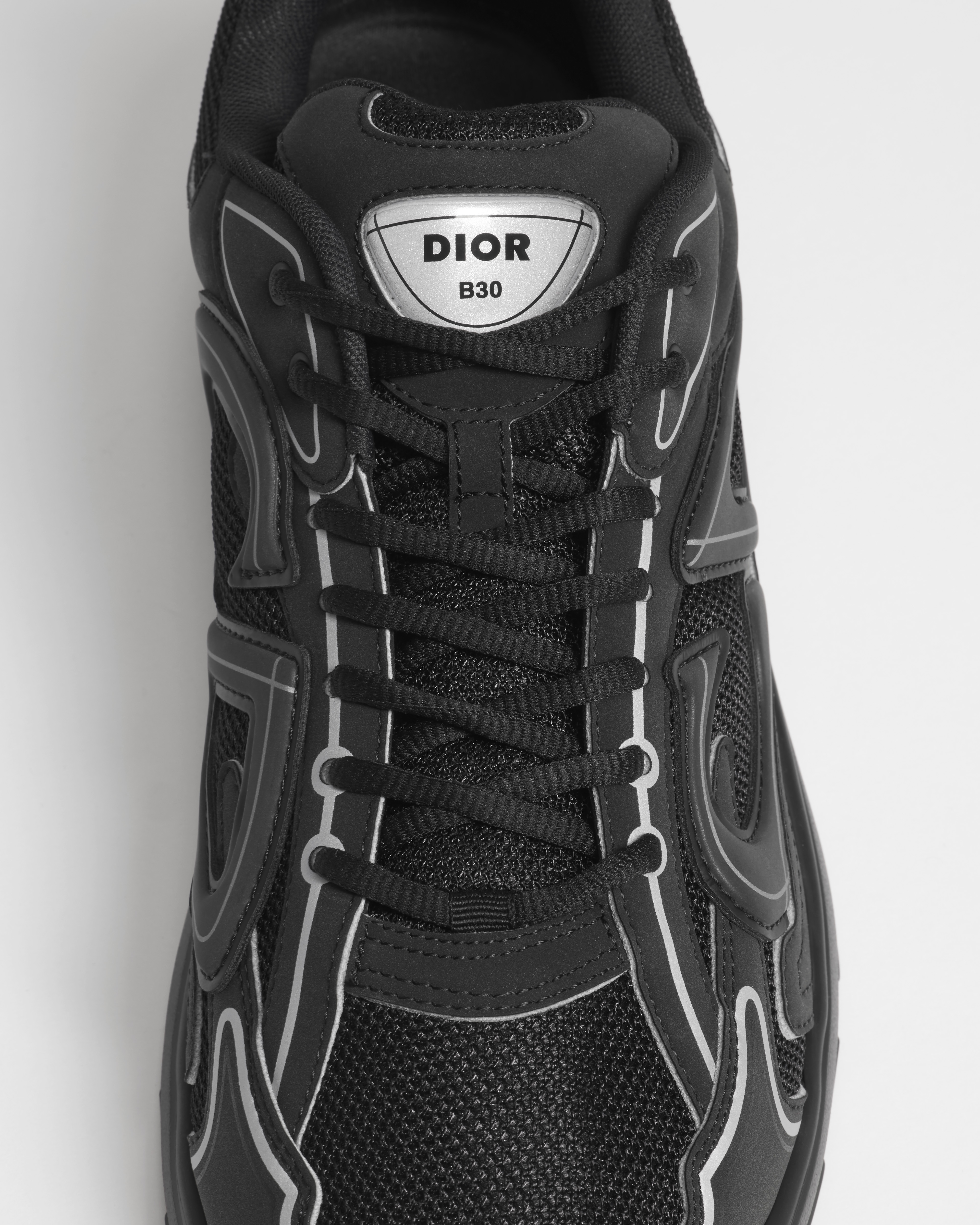 B30 Countdown Sneaker Funktionsmesh und Funktionsstoff in Schwarz E11