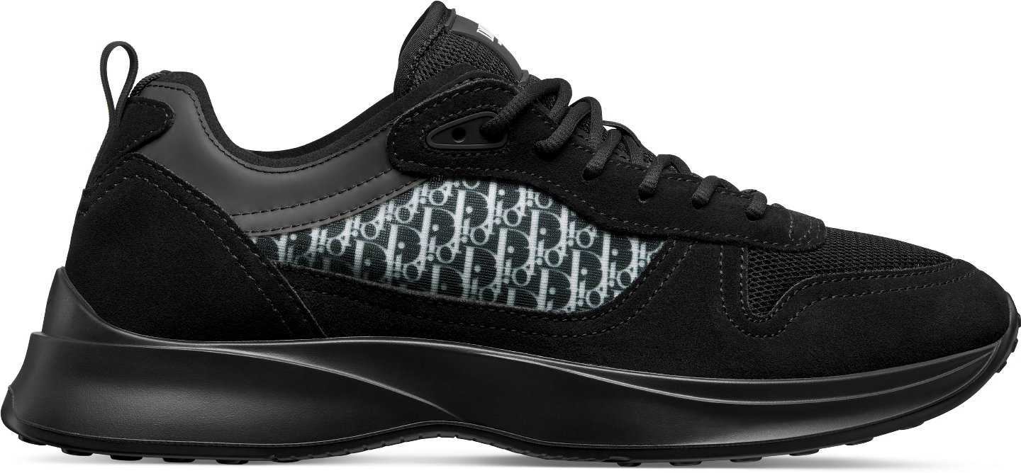 Dior mens trainers black and white cheap