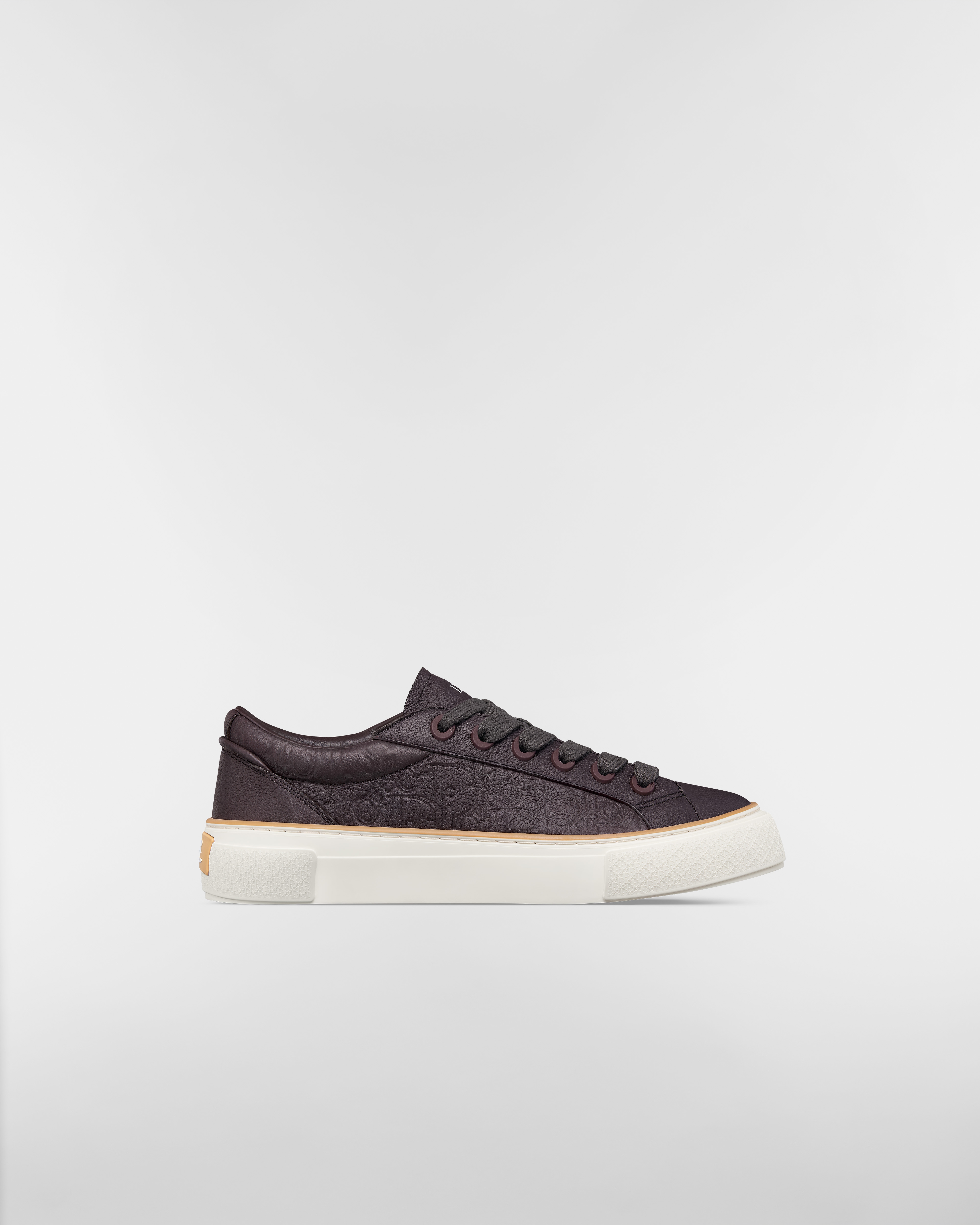 B33 Spin Sneaker Burgundy Grained Calfskin and Burgundy Dior Gravity Leather E10