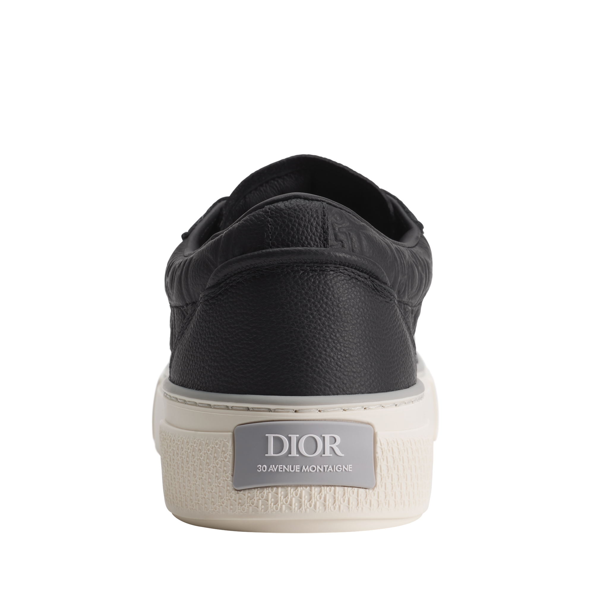 B33 Spin Sneaker Black Grained Calfskin and Black Dior Gravity Leather E08