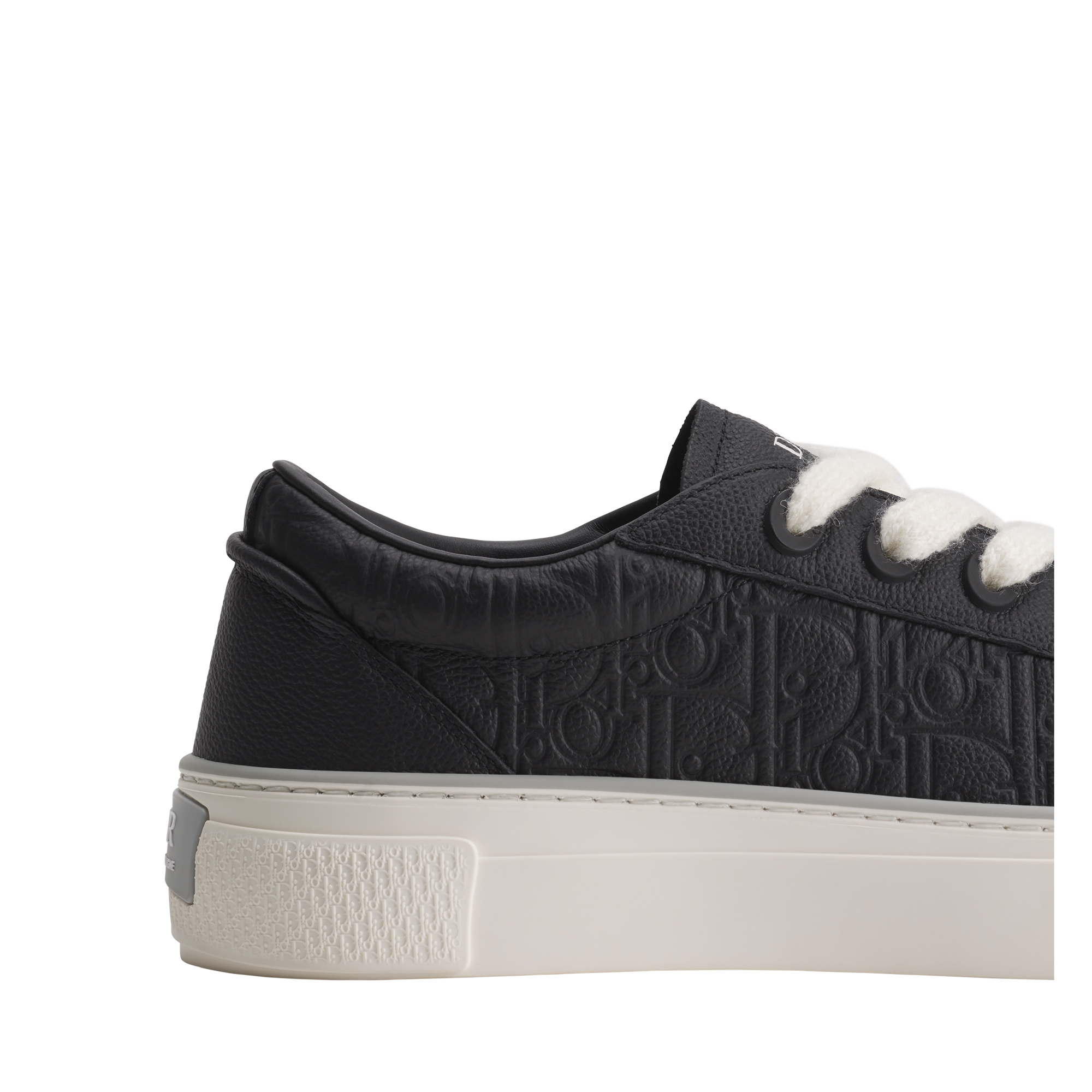 B33 Spin Sneaker Black Grained Calfskin and Black Dior Gravity Leather E09