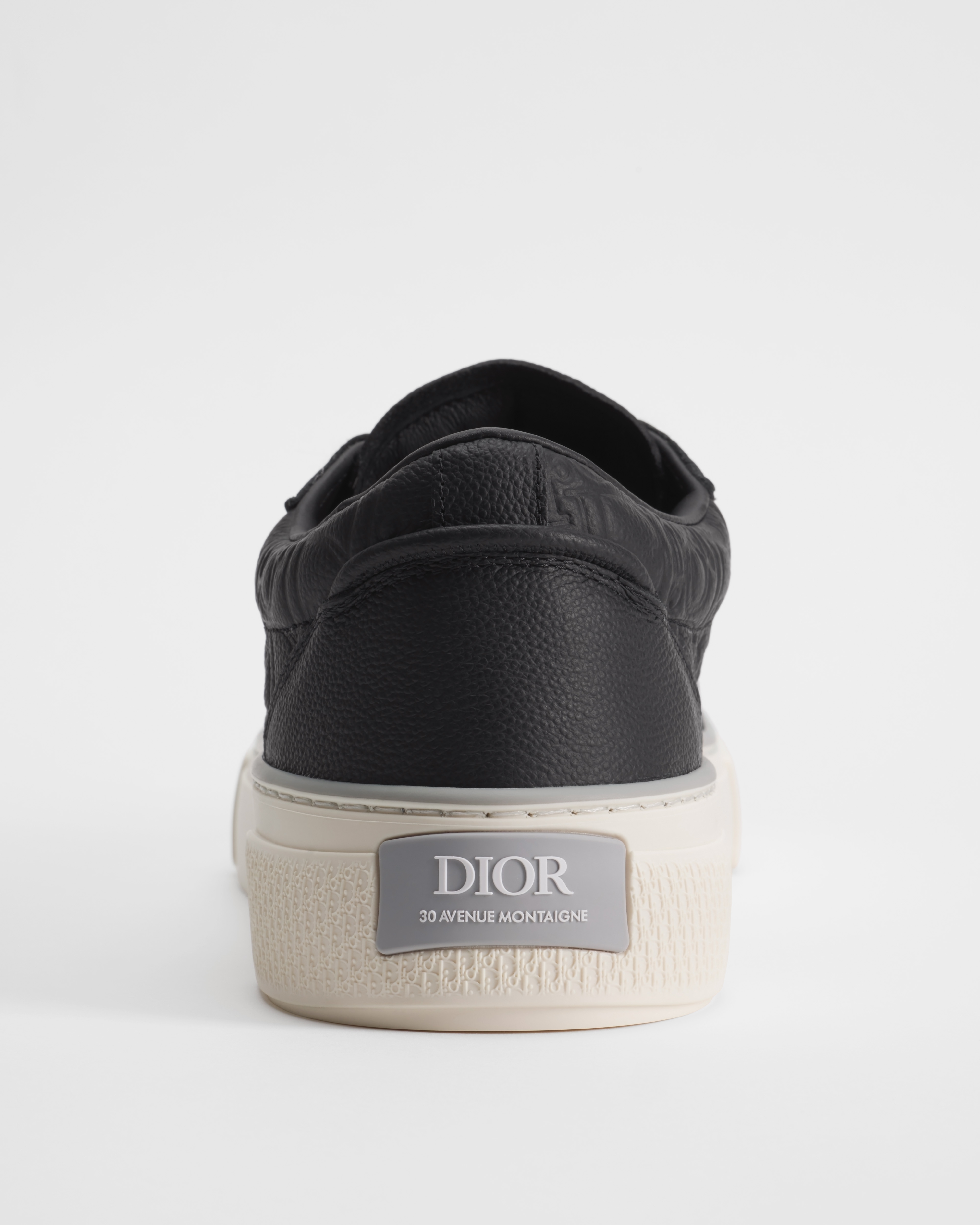 Sneaker B33 Spin Cuir de veau grainé noir et cuir Dior Gravity noir E08