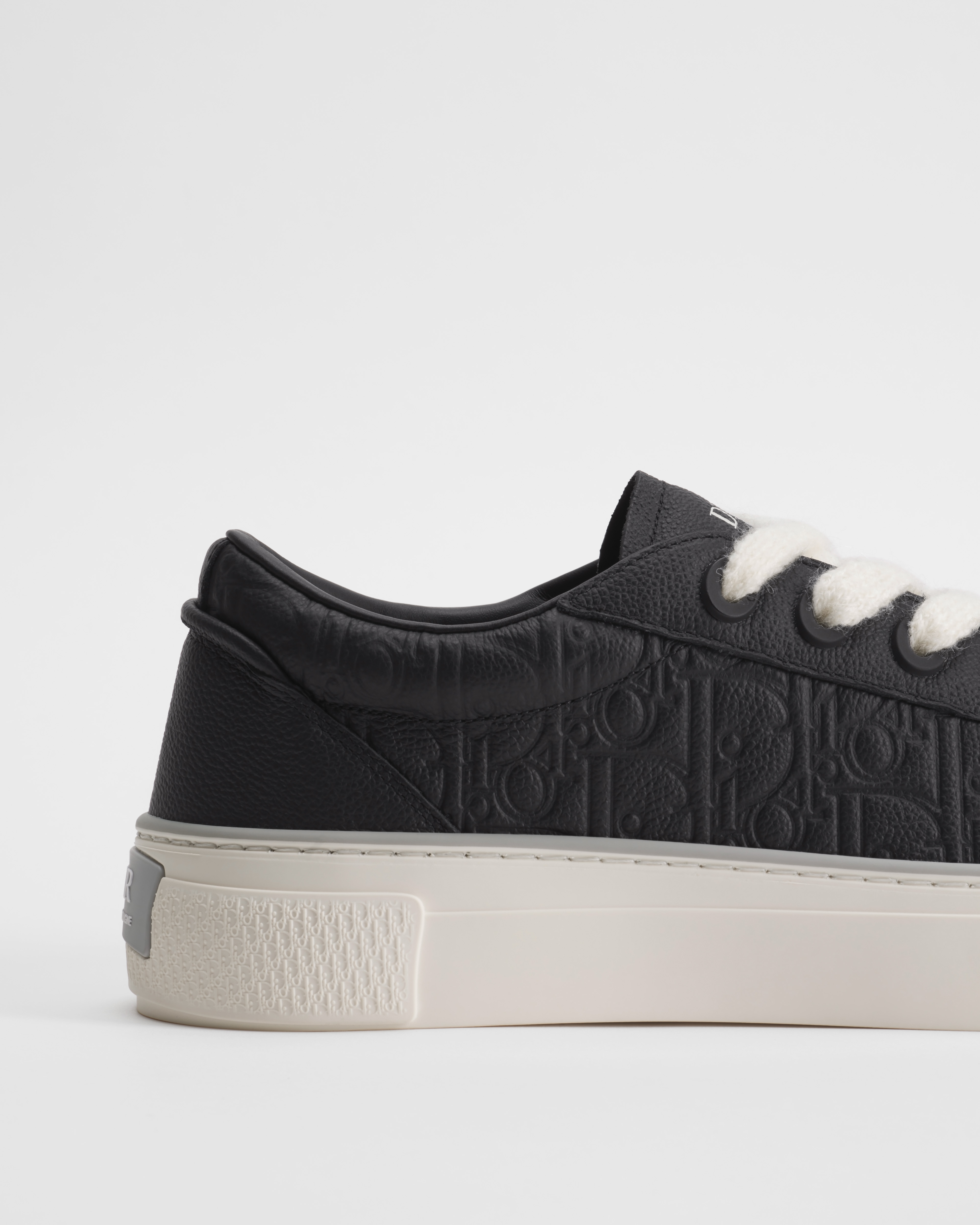 Sneaker B33 Spin Cuir de veau grainé noir et cuir Dior Gravity noir E09