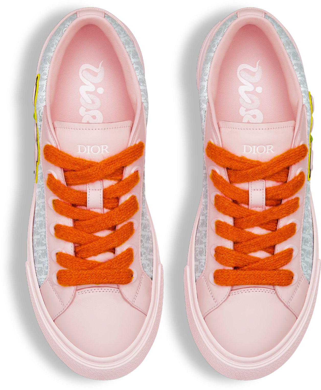 Sneaker B33 Spin DIOR AND KAWS – ÉDITION LIMITÉE ET NUMÉROTÉE Vue de dessus