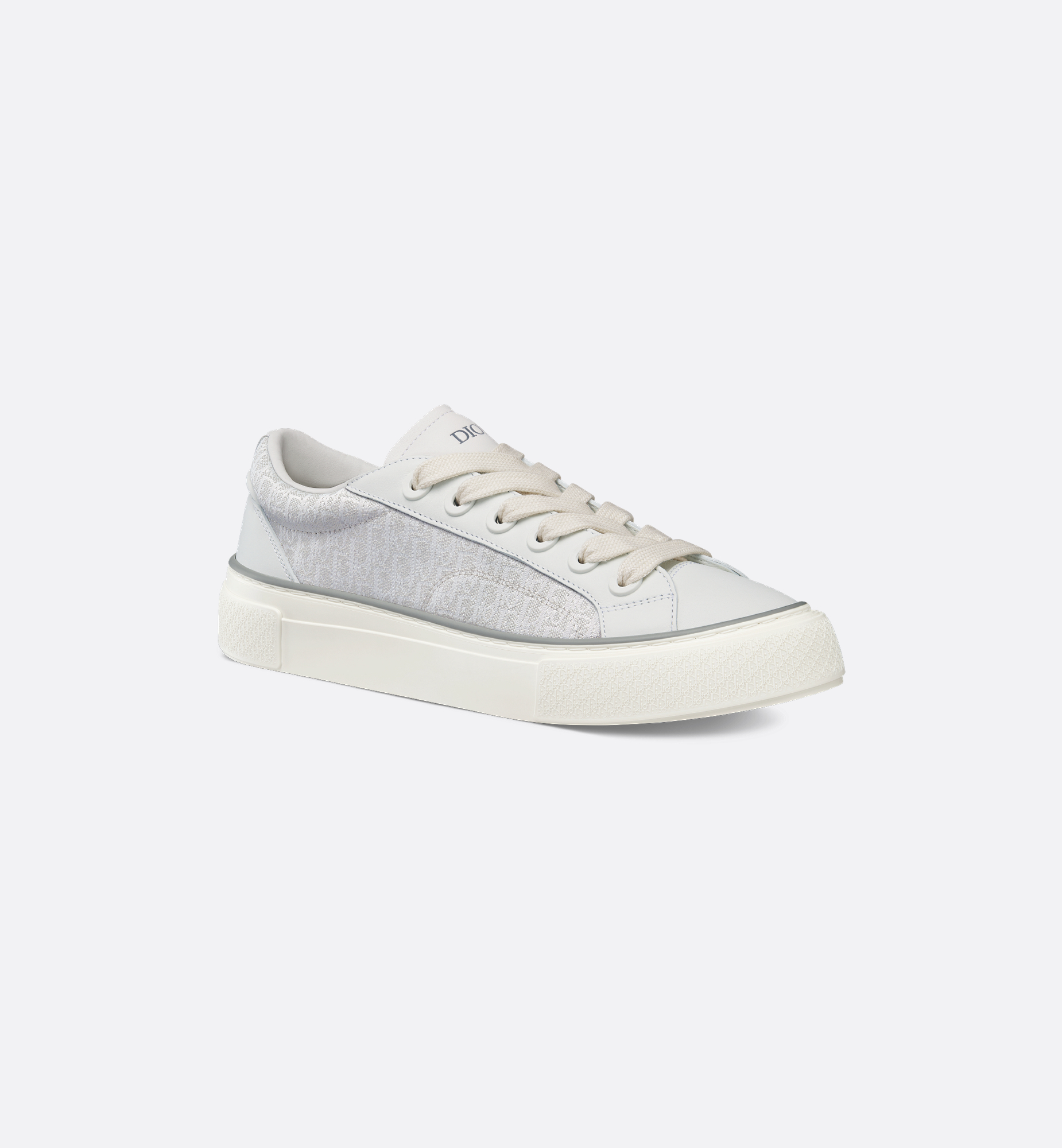 B33 Spin Sneaker White Smooth Calfskin and Dior Oblique B33 Spin Sneaker White Smooth Calfskin and Dior Oblique