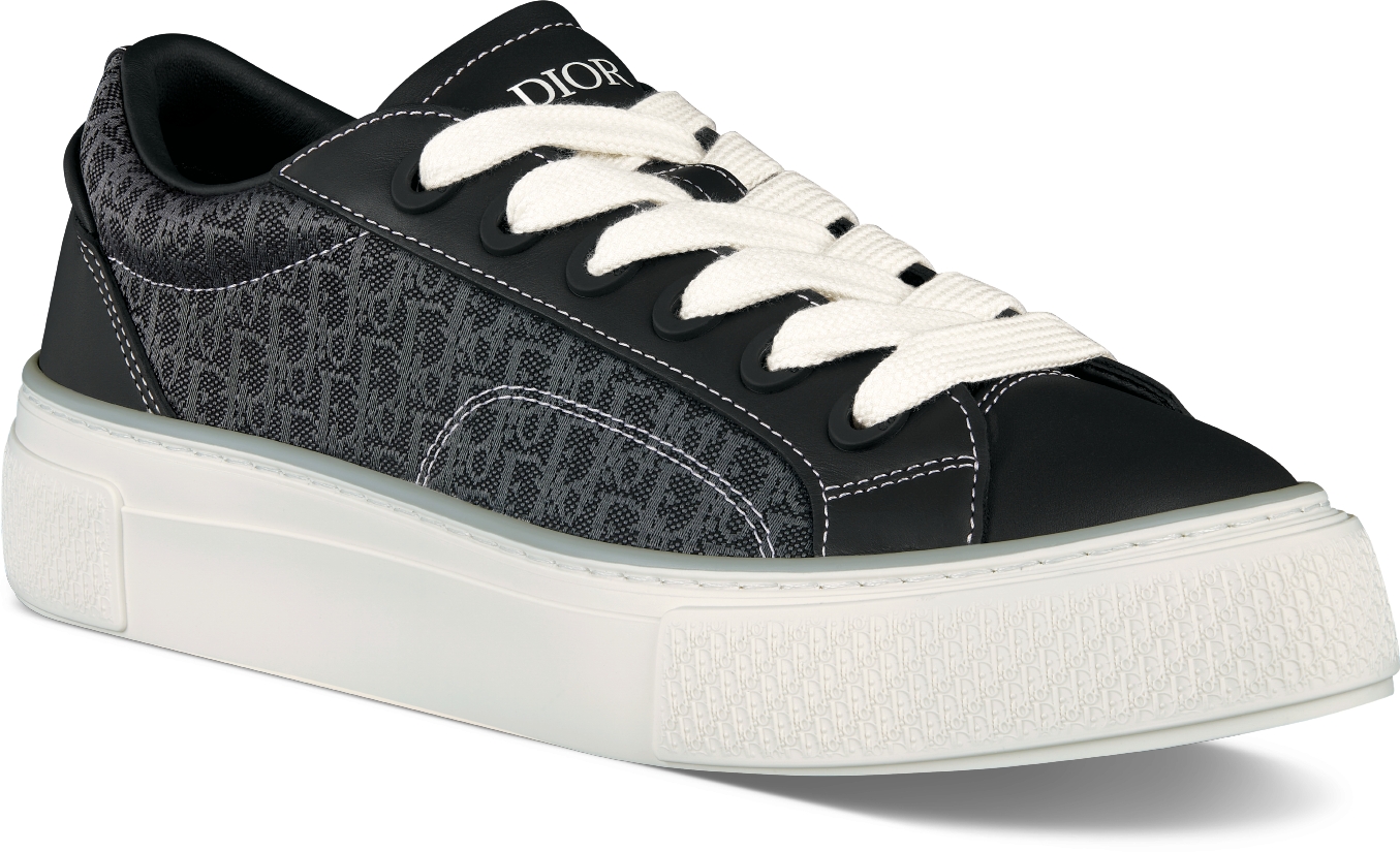 Dior oblique sneakers black hotsell