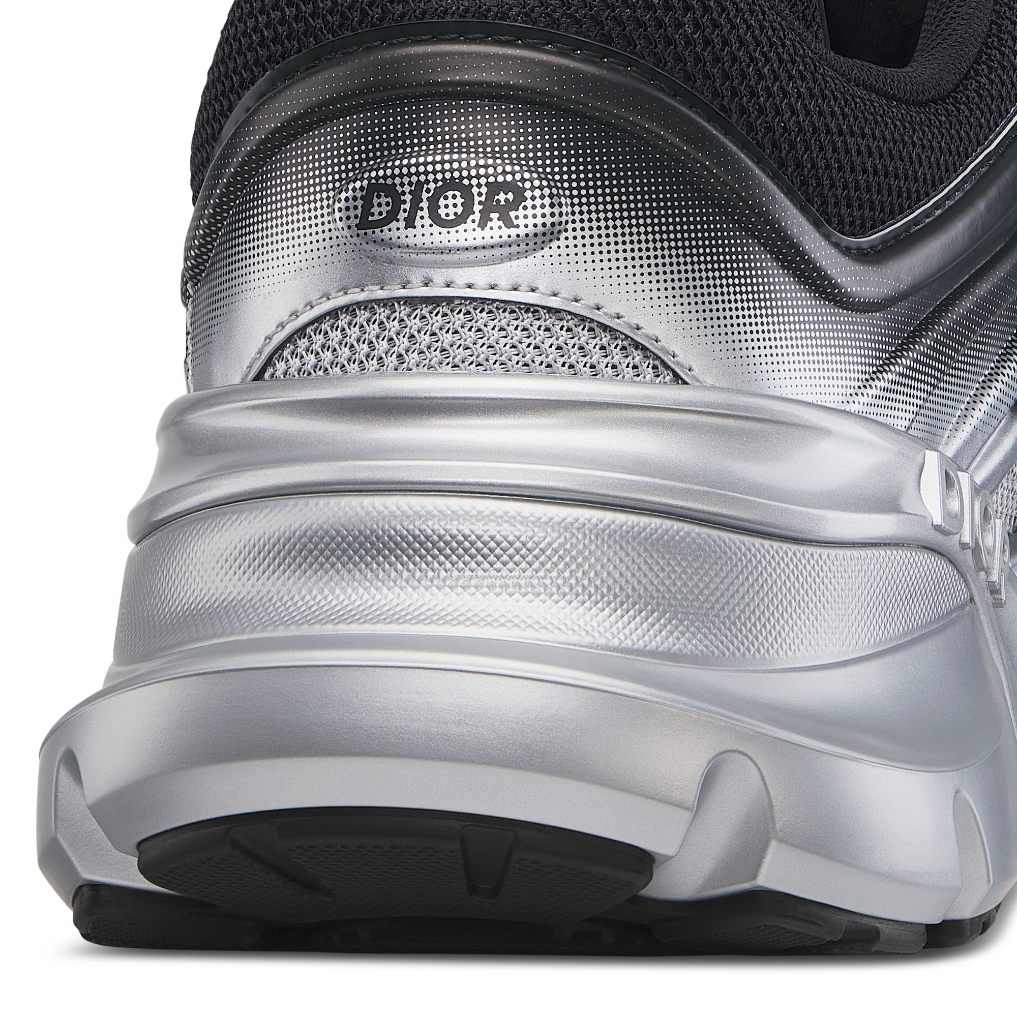 DIOR AND LEWIS HAMILTON B44 Blade-sneaker – BEPERKTE EN GENUMMERDE OPLAGE Mesh en technische stof, beide met zwart naar zilverkleurig kleurverloop E09