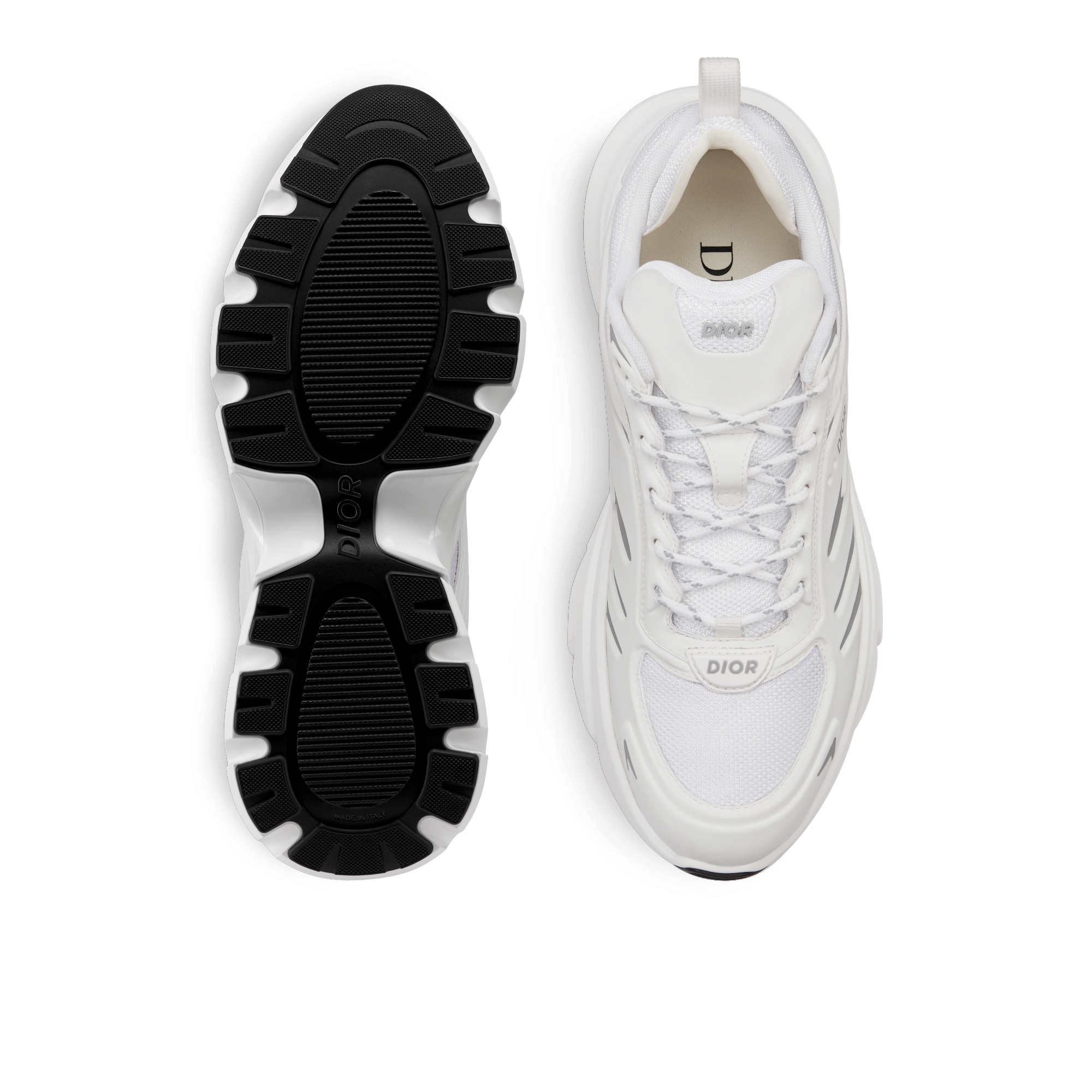 B44 Blade Sneaker White Technical Mesh and White Technical Fabric E07