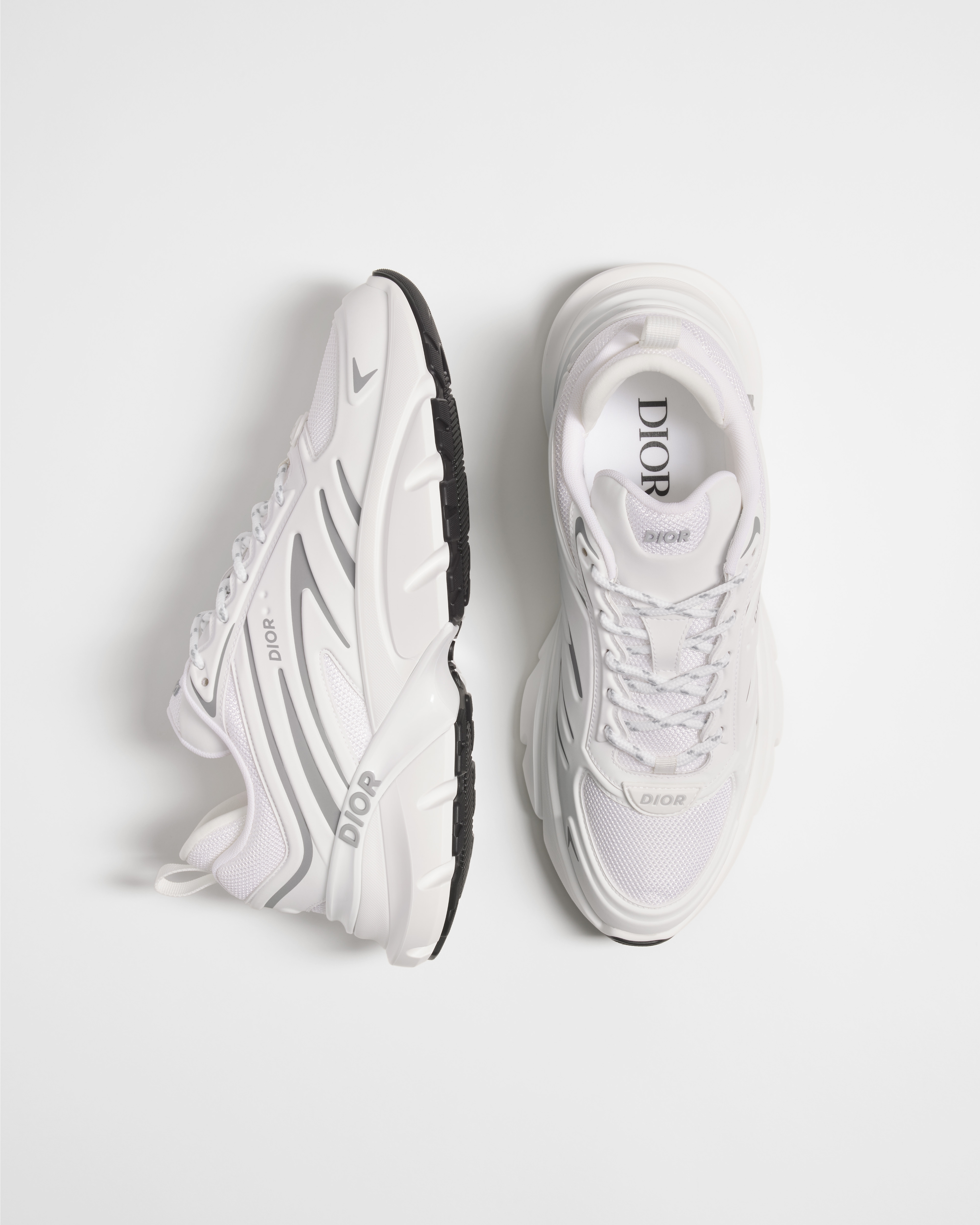 Sneaker B44 Blade Tela técnica branca e tecido técnico branco E06