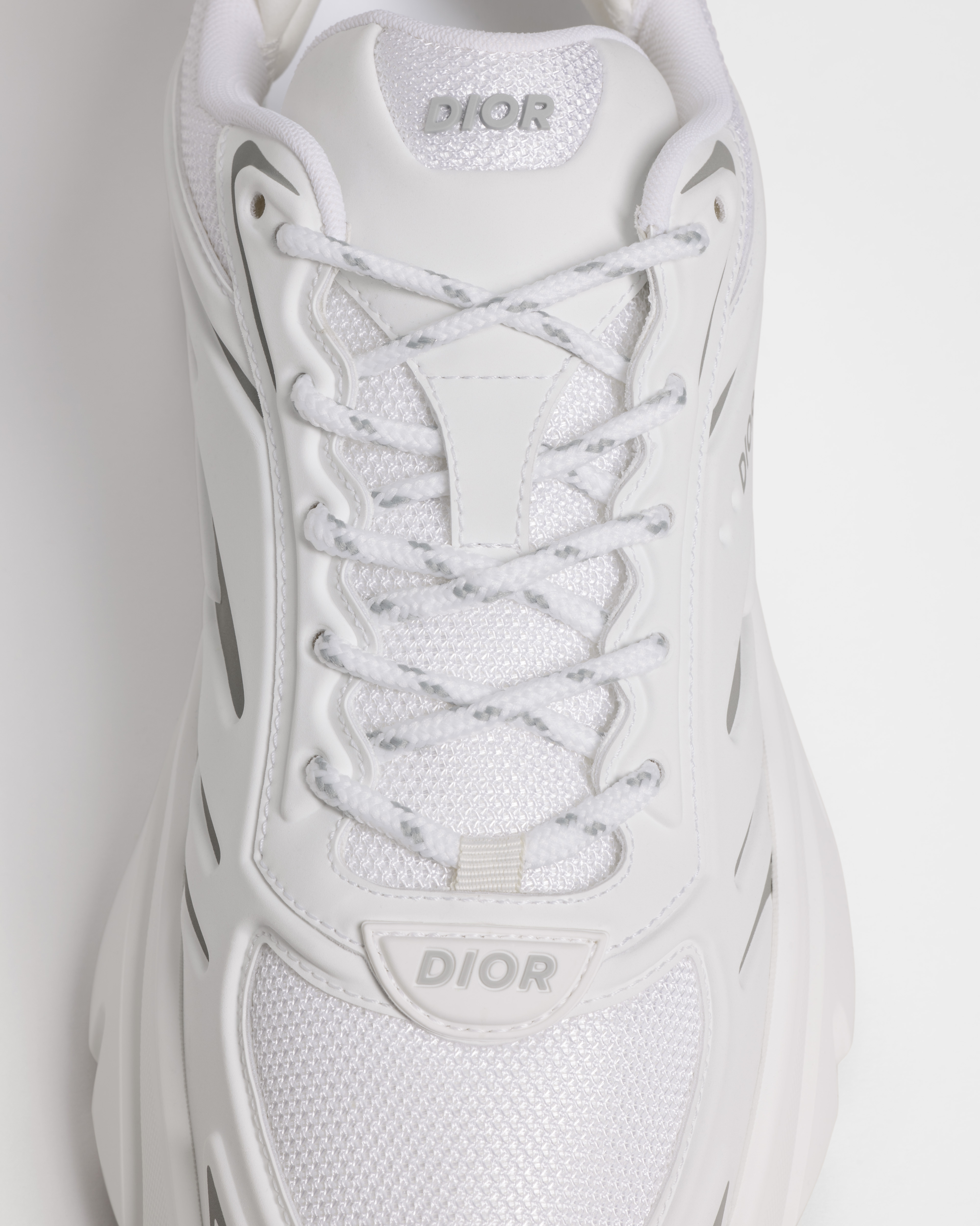 Sneaker B44 Blade Tela técnica branca e tecido técnico branco E12