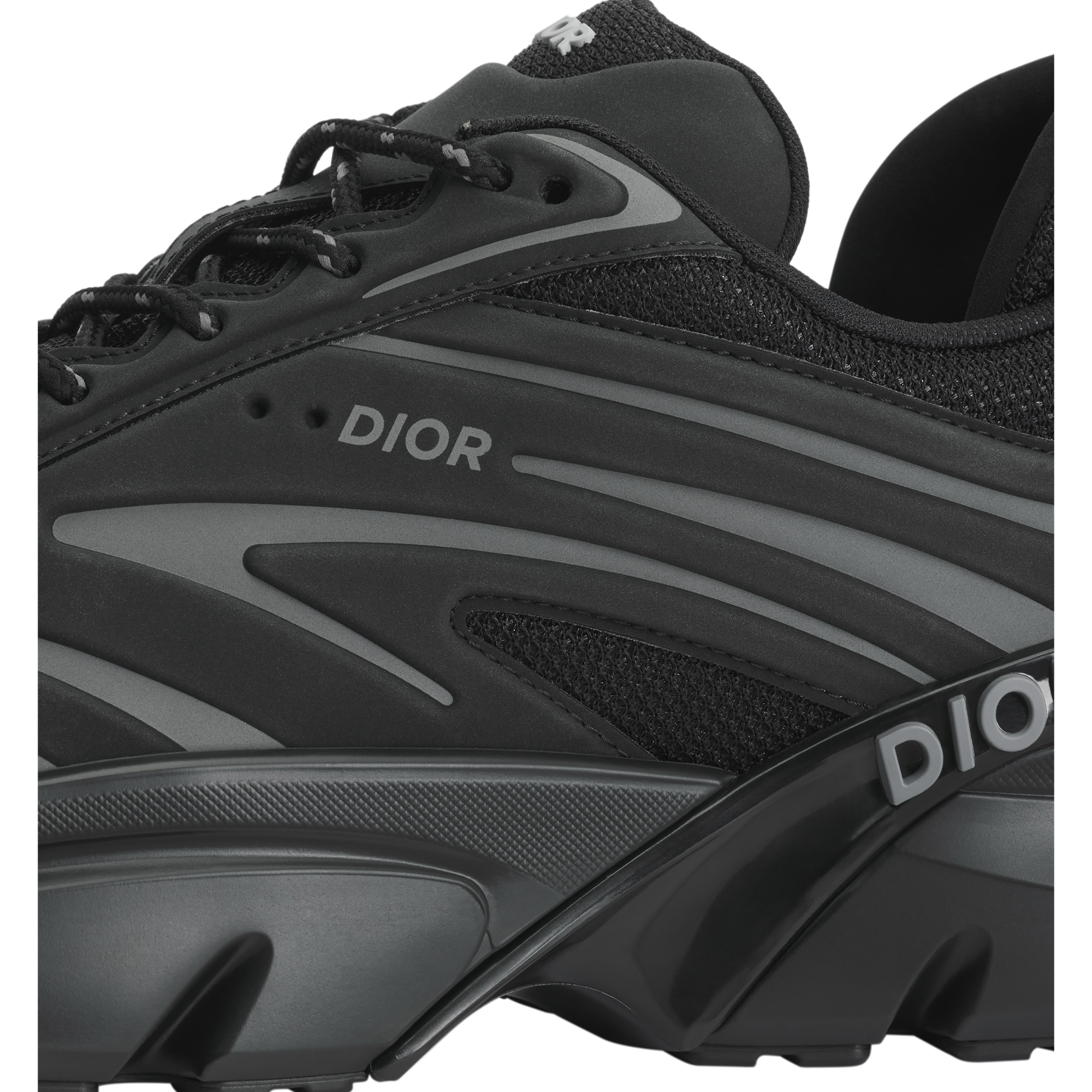 B44 Blade Sneaker Black Technical Mesh and Black Technical Fabric E11