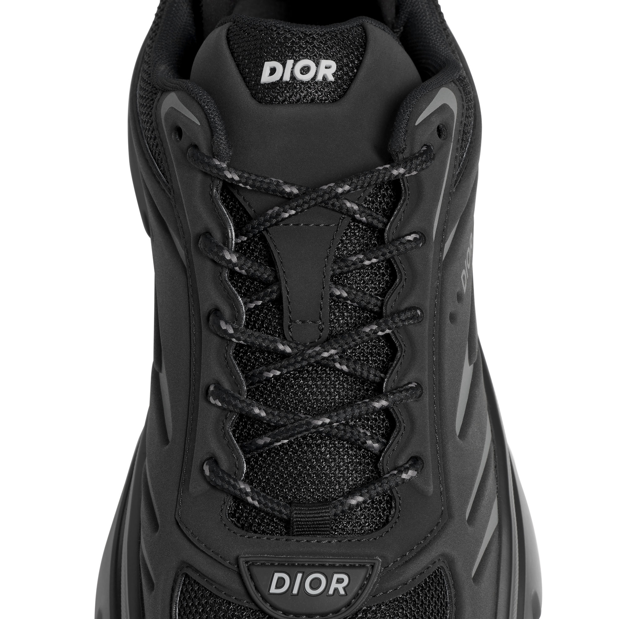 B44 Blade Sneaker Black Technical Mesh and Black Technical Fabric E12