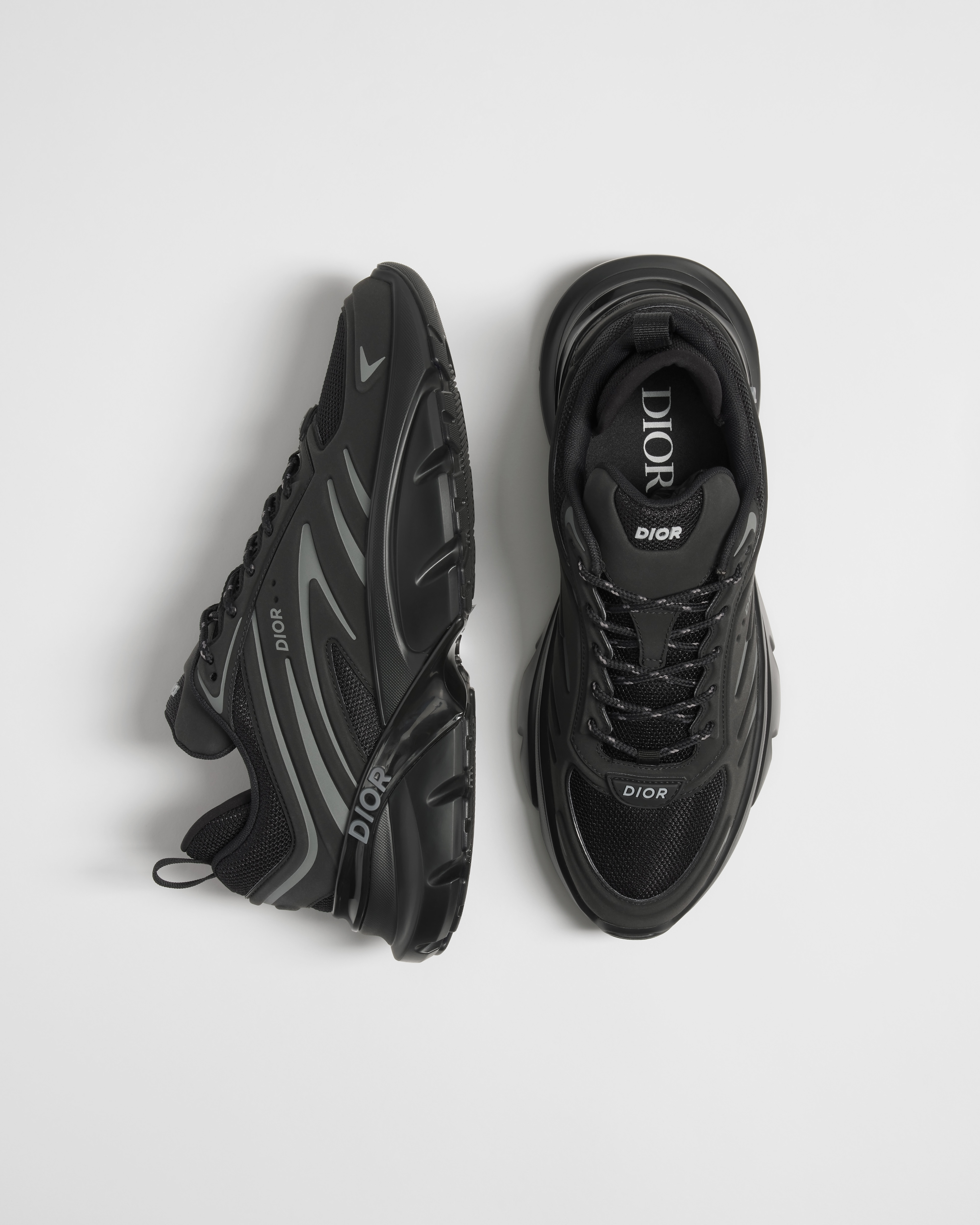 B44 Blade Sneaker Funktionsmesh und Funktionsstoff in Schwarz E06