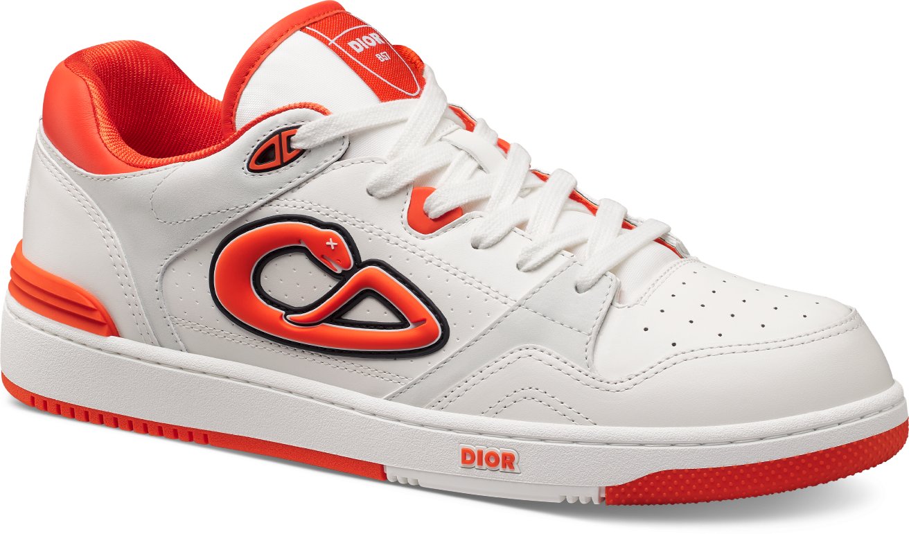 Sneaker B57 Dribble basse DIOR AND KAWS – ÉDITION LIMITÉE ET NUMÉROTÉE Vue de 3/4 zoomée