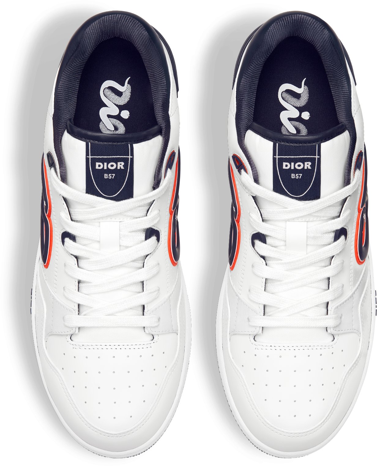 Sneaker B57 Dribble basse DIOR AND KAWS – ÉDITION LIMITÉE ET NUMÉROTÉE Vue de dessus