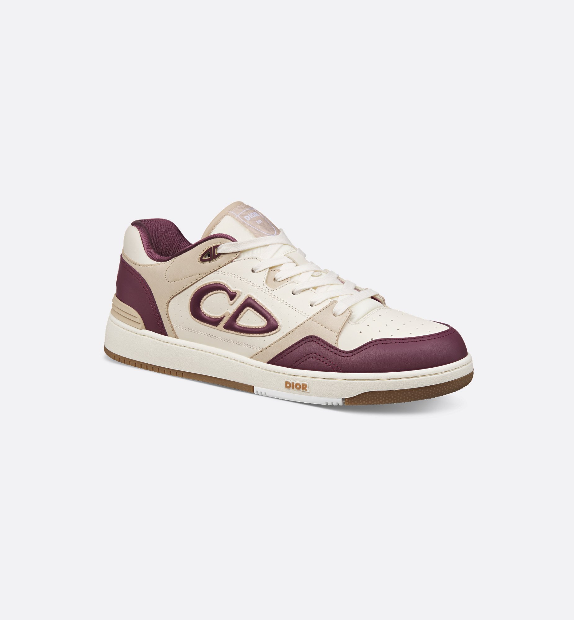 B57 Low-Top Sneaker Green and Cream Smooth Calfskin with B57 Low-Top Sneaker Green and Cream Smooth Calfskin with