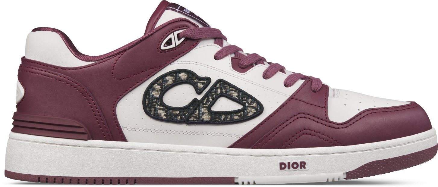 B57 Low-Top Sneaker Black and White Smooth Calfskin with Beige and Black  Dior Oblique Jacquard | DIOR