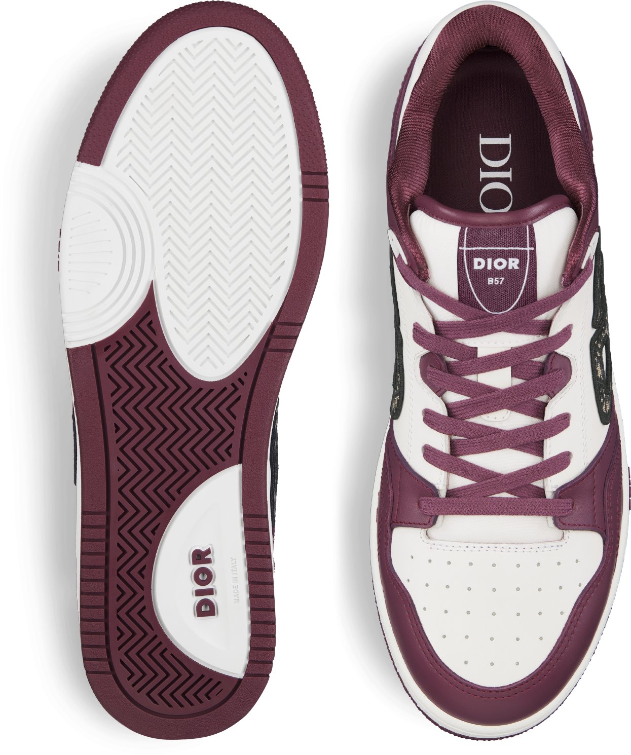 CD 25 B57 Sneaker Brown White Cowhide 750639