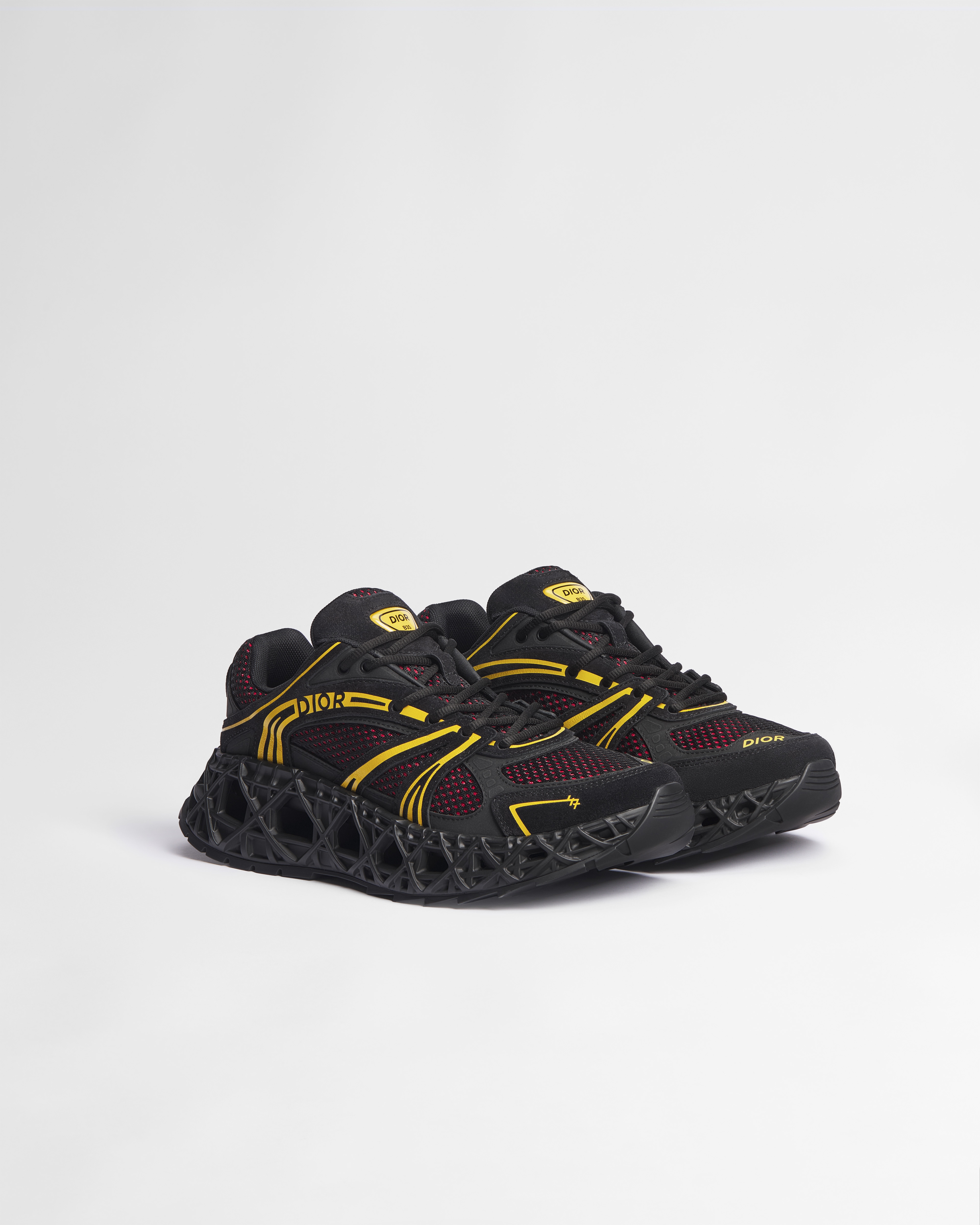 B35 NXXT スニーカー スエード・テクニカル ファブリック・テクニカル メッシュ E03