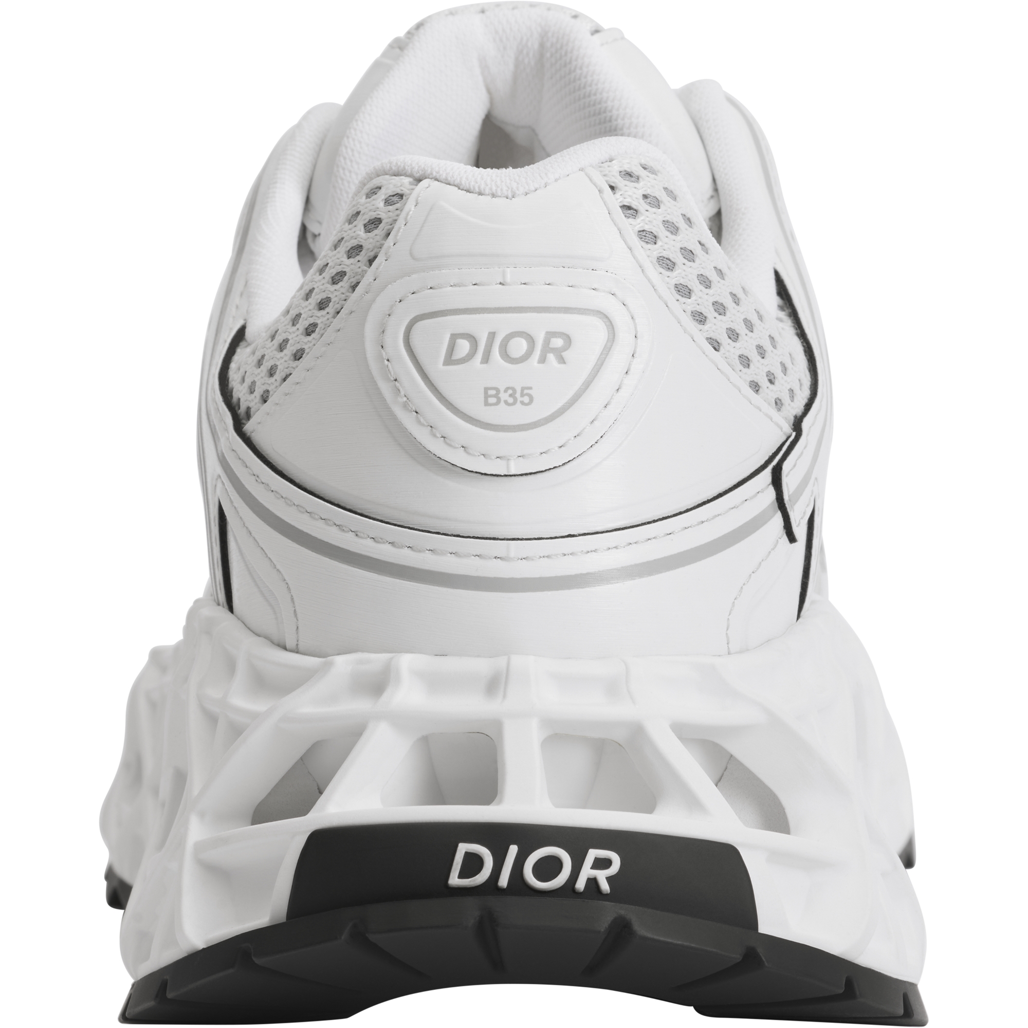 B35 NXXT Sneaker White Technical Fabric and White Technical Mesh E08